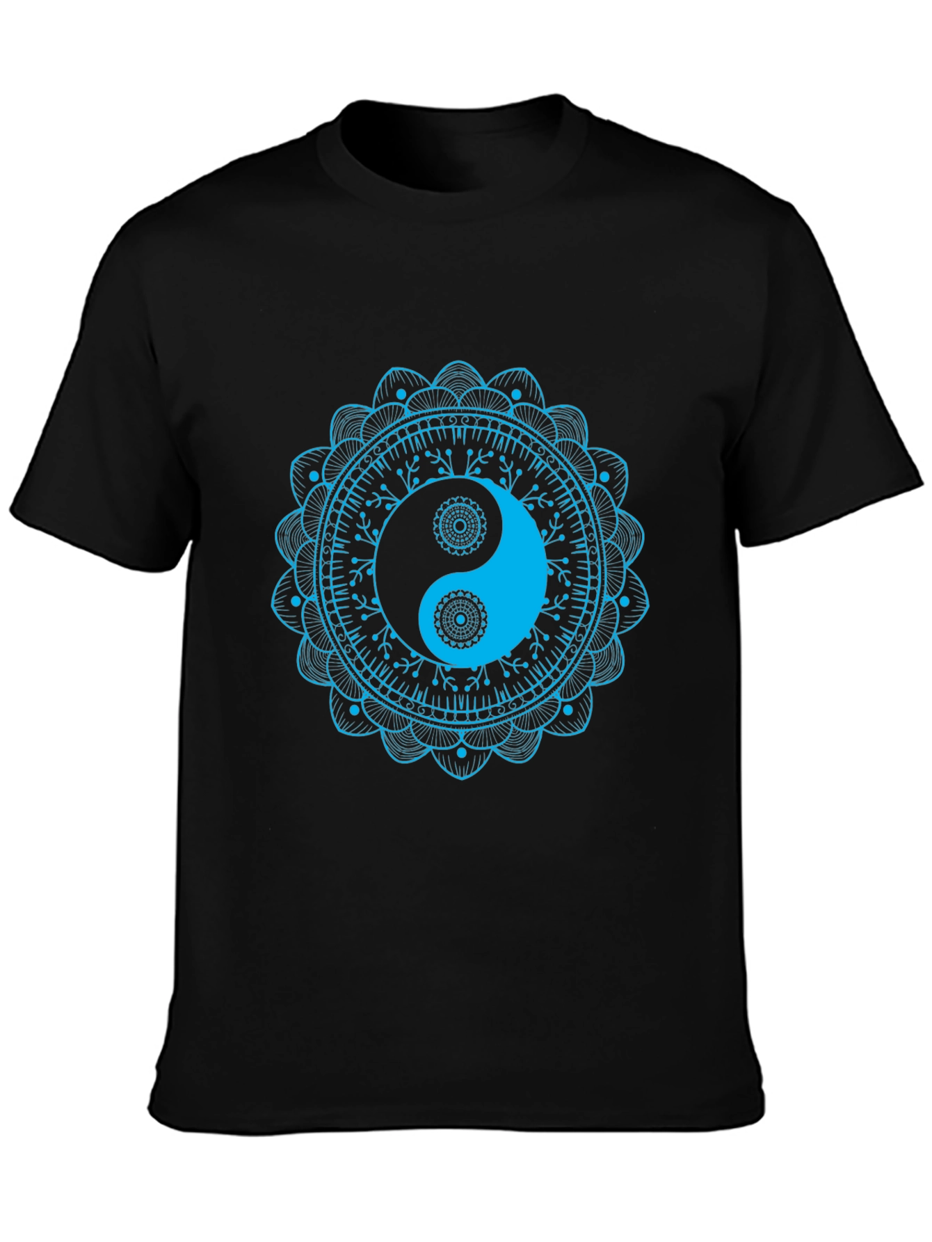 Yin Yang Mandala Graphic Tee - Casual Comfort