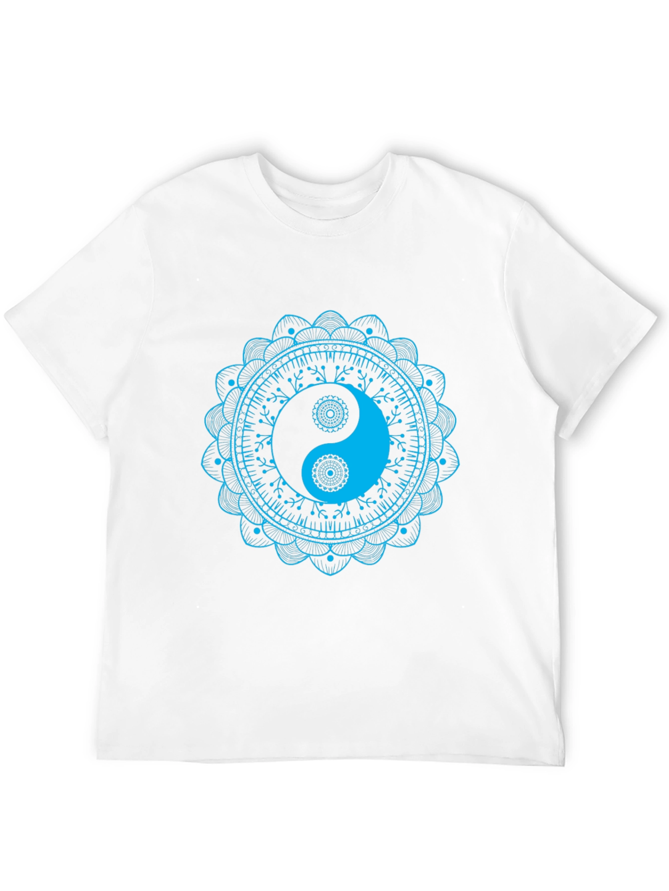 Yin Yang Mandala Graphic Tee - Casual Comfort