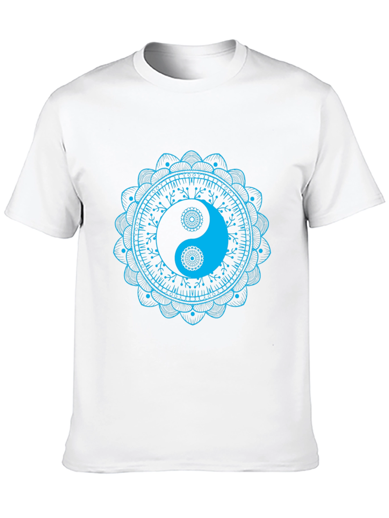 Yin Yang Mandala Graphic Tee - Casual Comfort