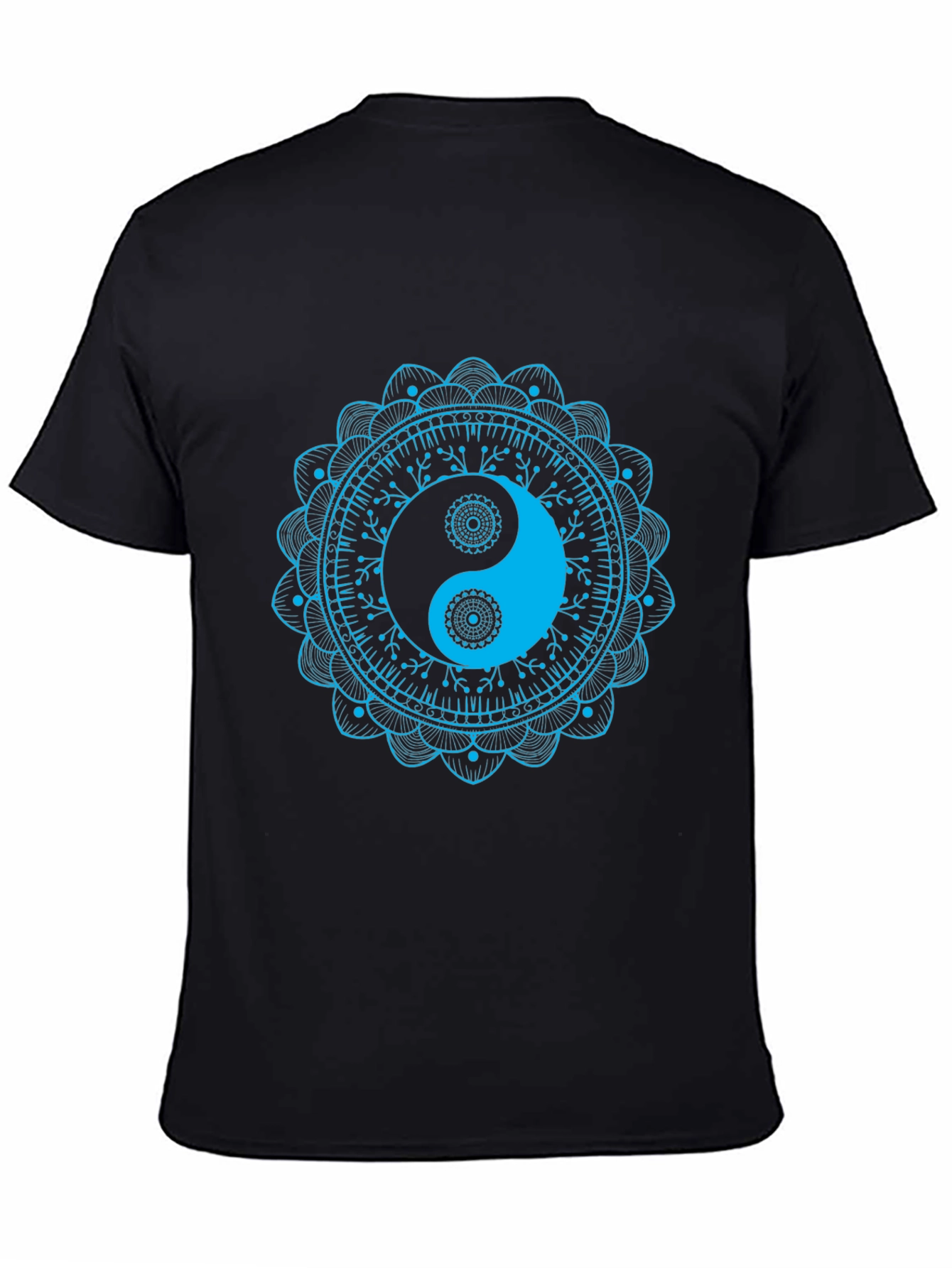 Yin Yang Mandala Graphic Tee - Casual Comfort