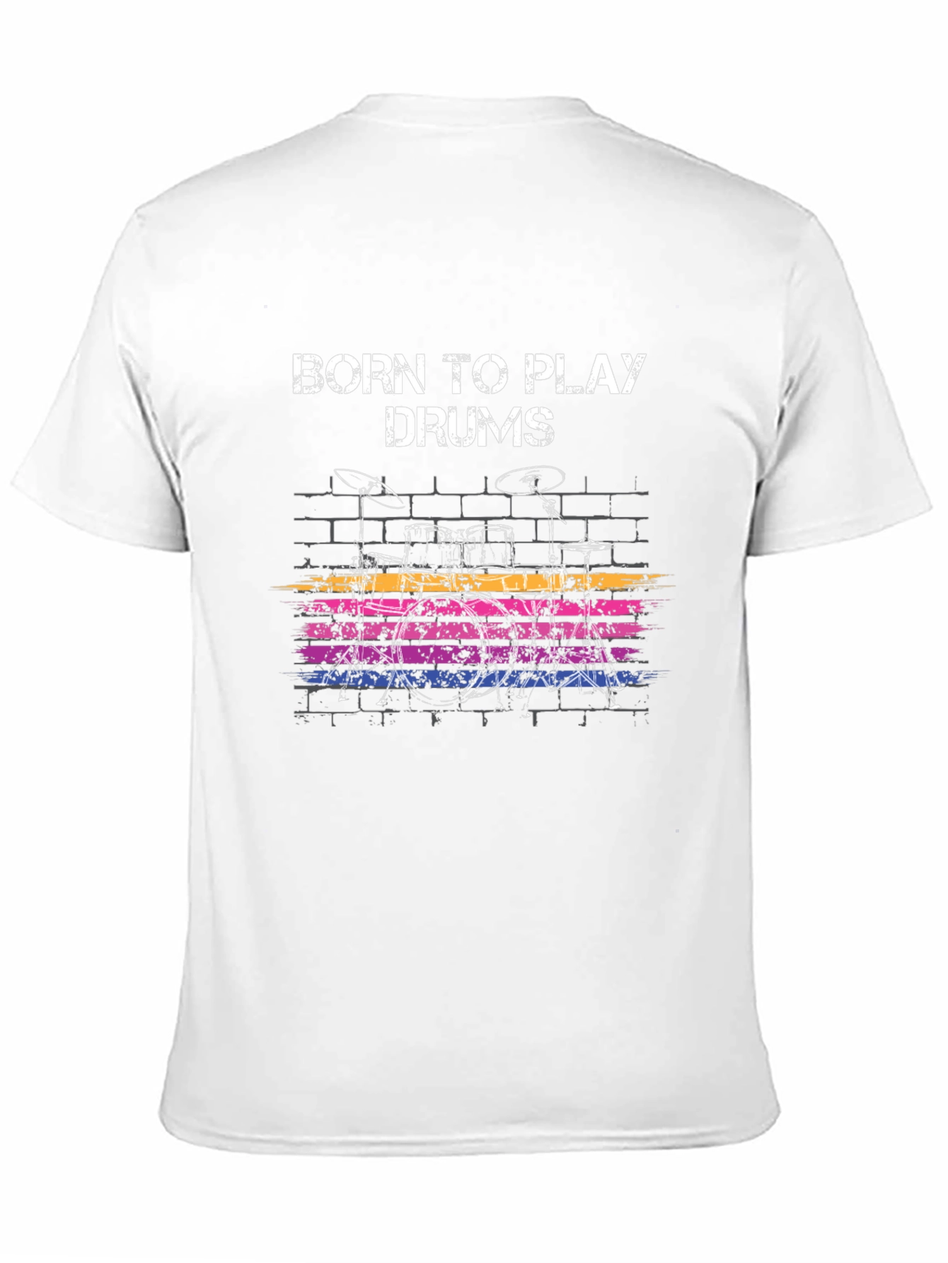 Born to Play Drums Graphic T-Shirt