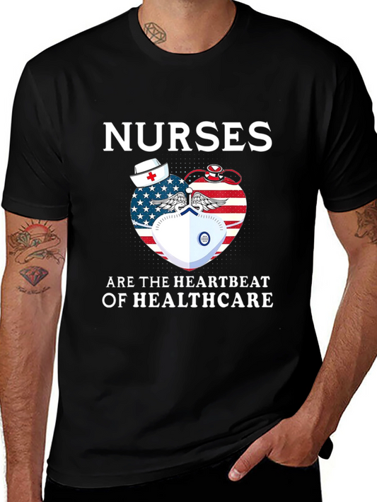 Nurses Heartbeat Healthcare T-Shirt