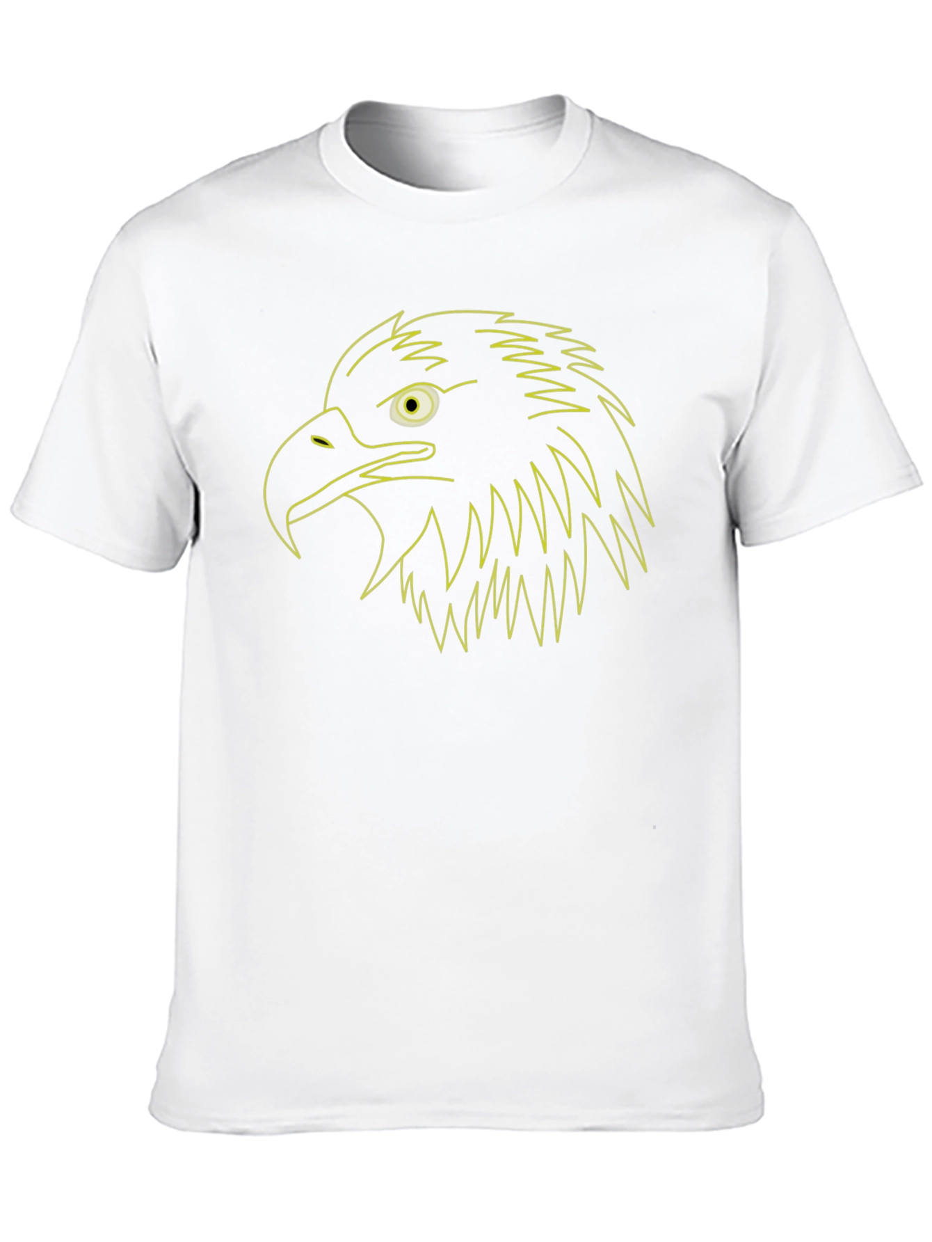 Eagle Outline Graphic Tee - Black