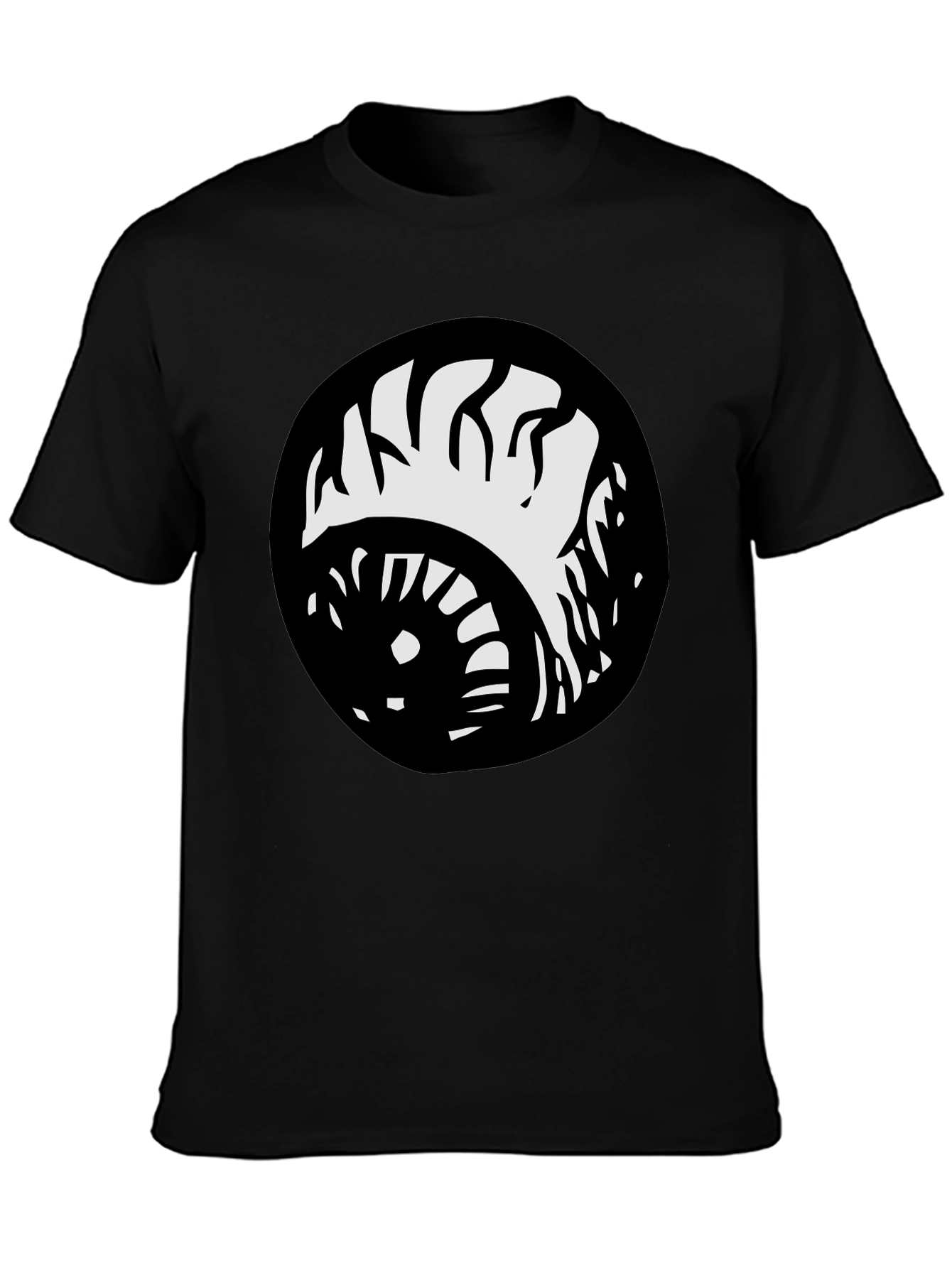 Monster Eye Graphic Black T-Shirt
