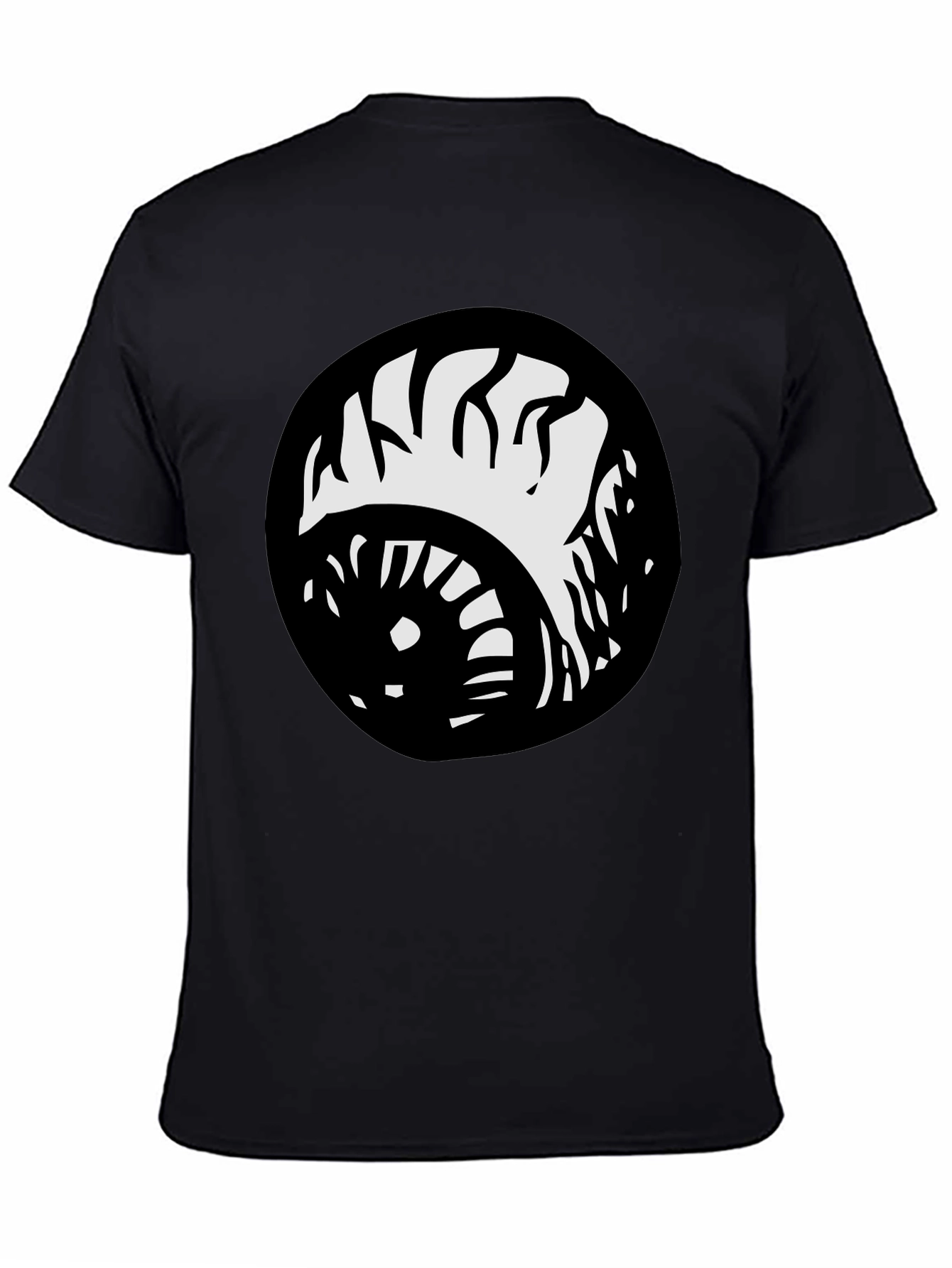Monster Eye Graphic Black T-Shirt