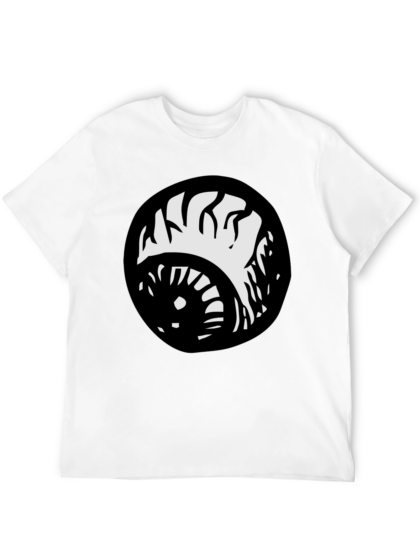 Monster Eye Graphic Black T-Shirt
