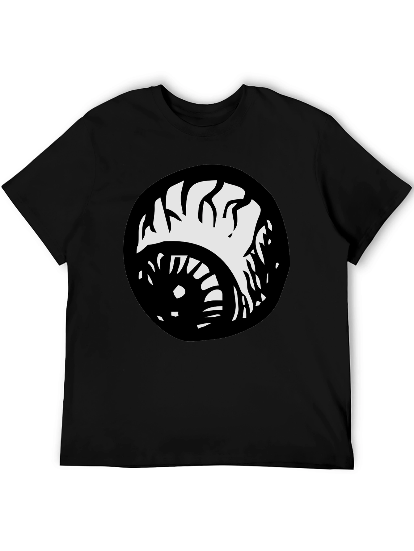 Monster Eye Graphic Black T-Shirt