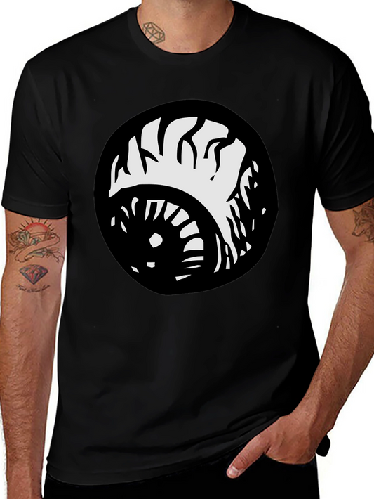 Monster Eye Graphic Black T-Shirt