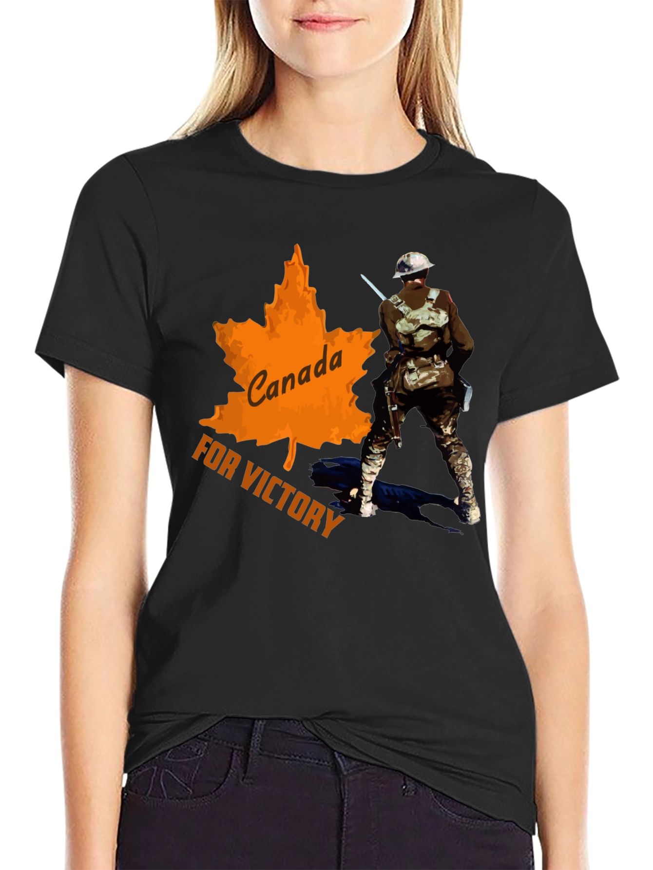 Canada For Victory Graphic T-Shirt