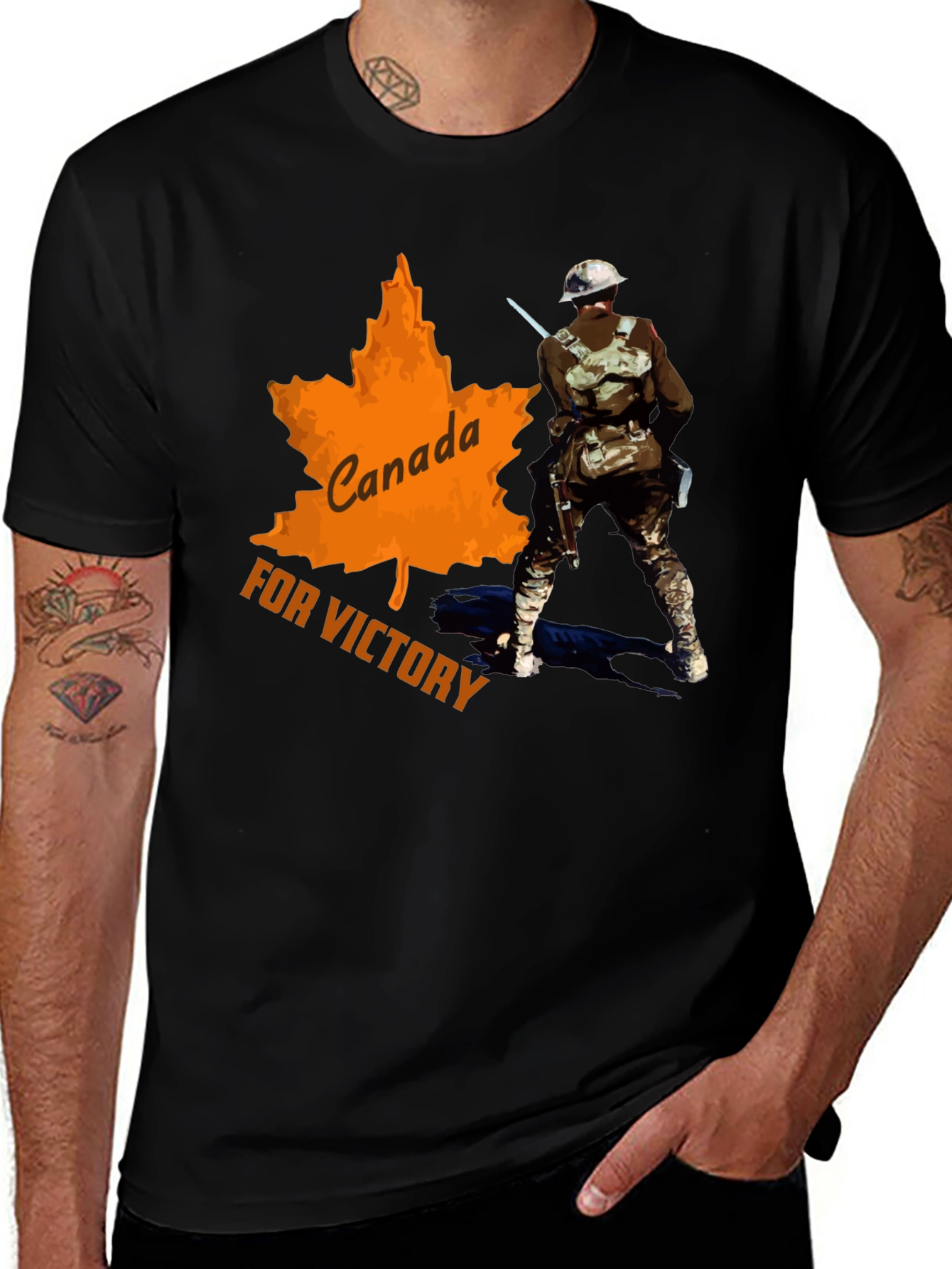 Canada For Victory Graphic T-Shirt