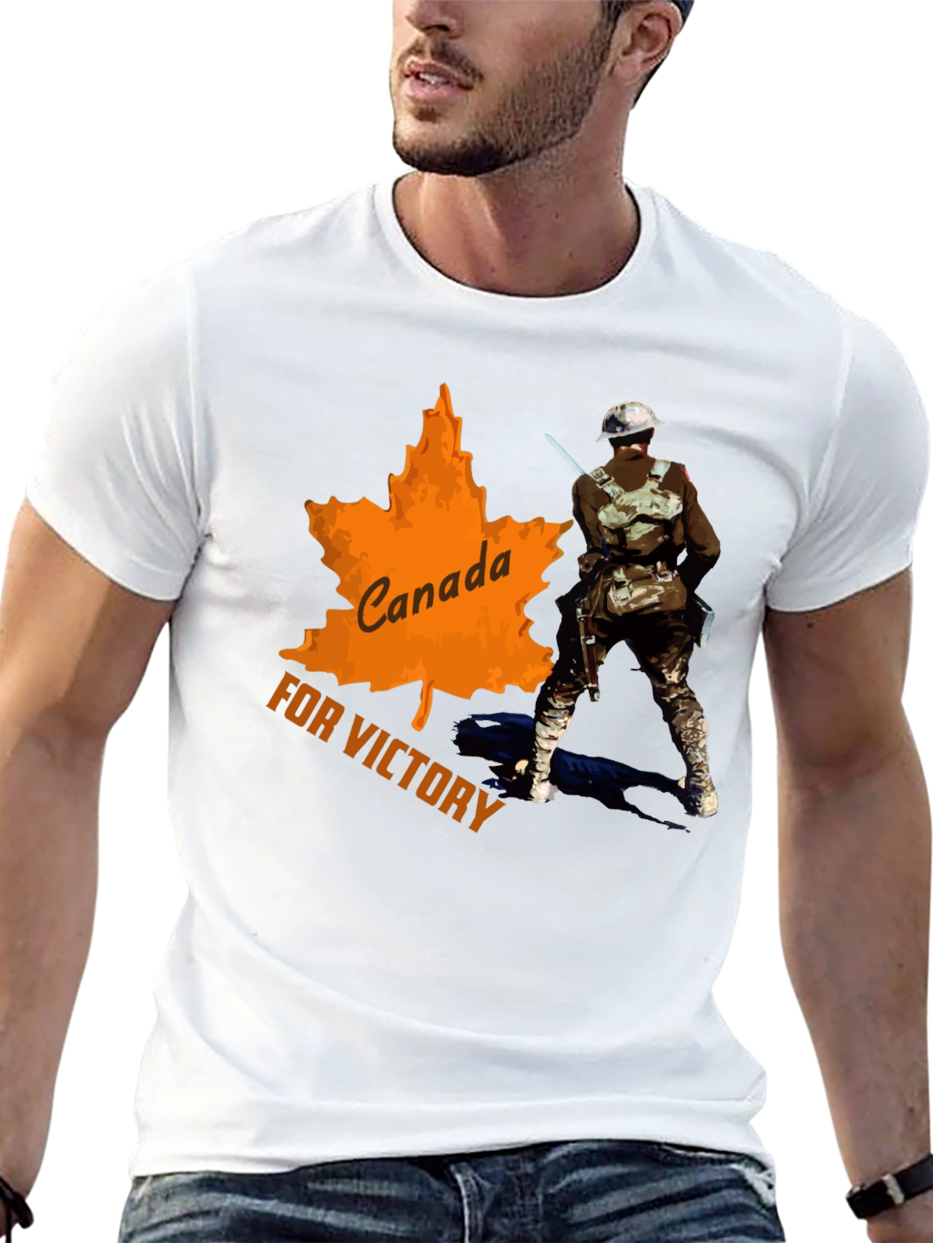 Canada For Victory Graphic T-Shirt