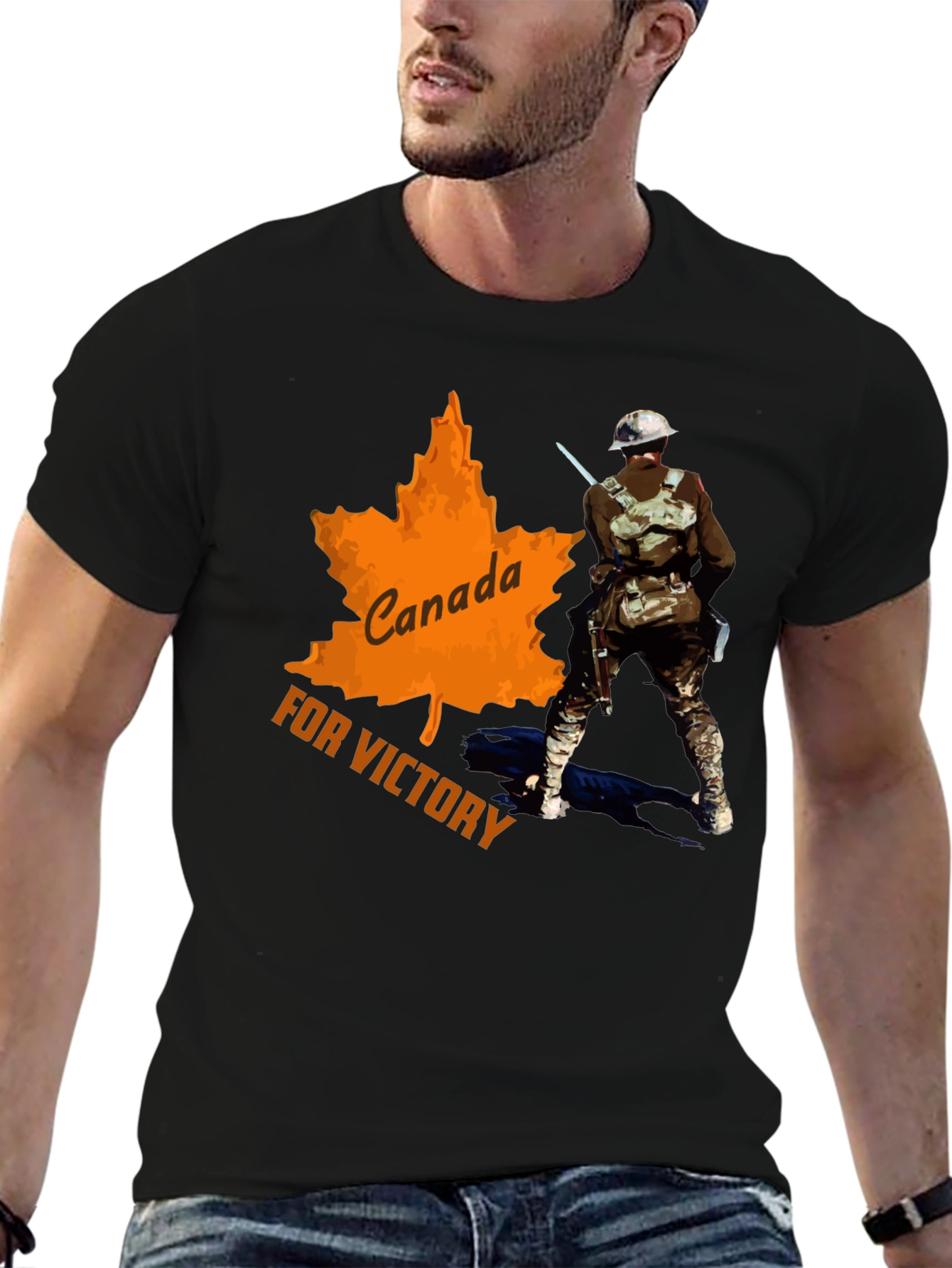 Canada For Victory Graphic T-Shirt