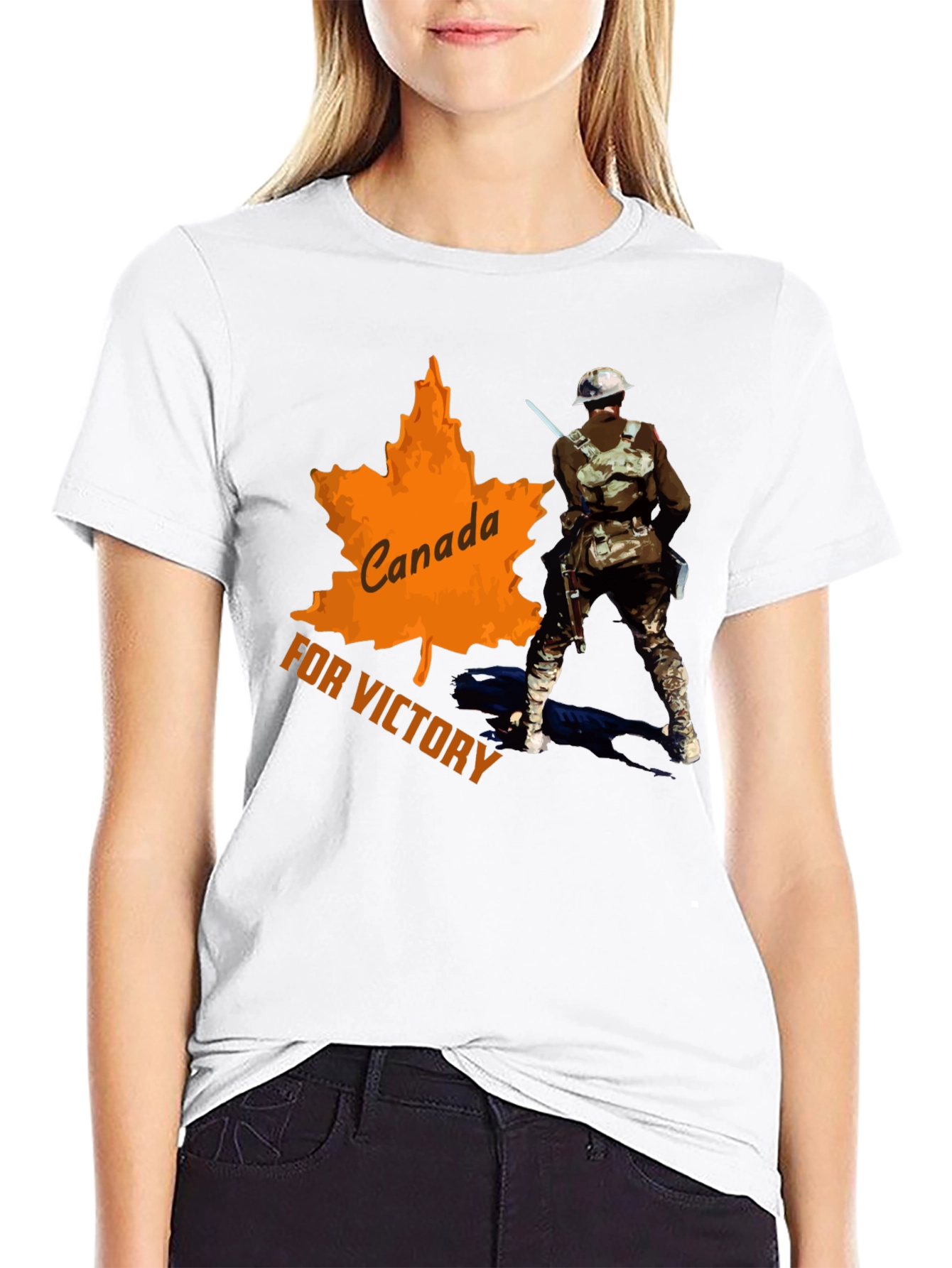 Canada For Victory Graphic T-Shirt