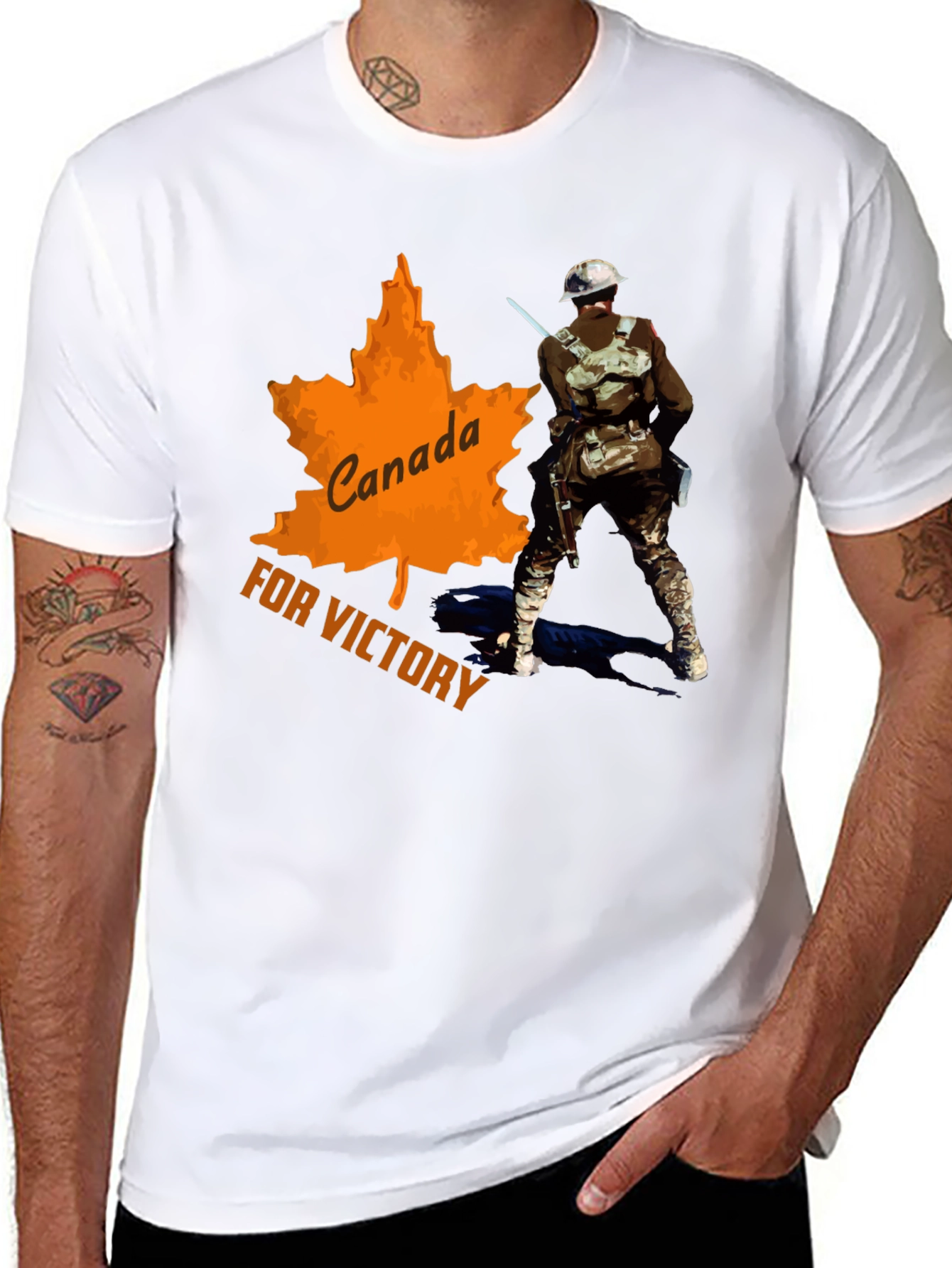 Canada For Victory Graphic T-Shirt