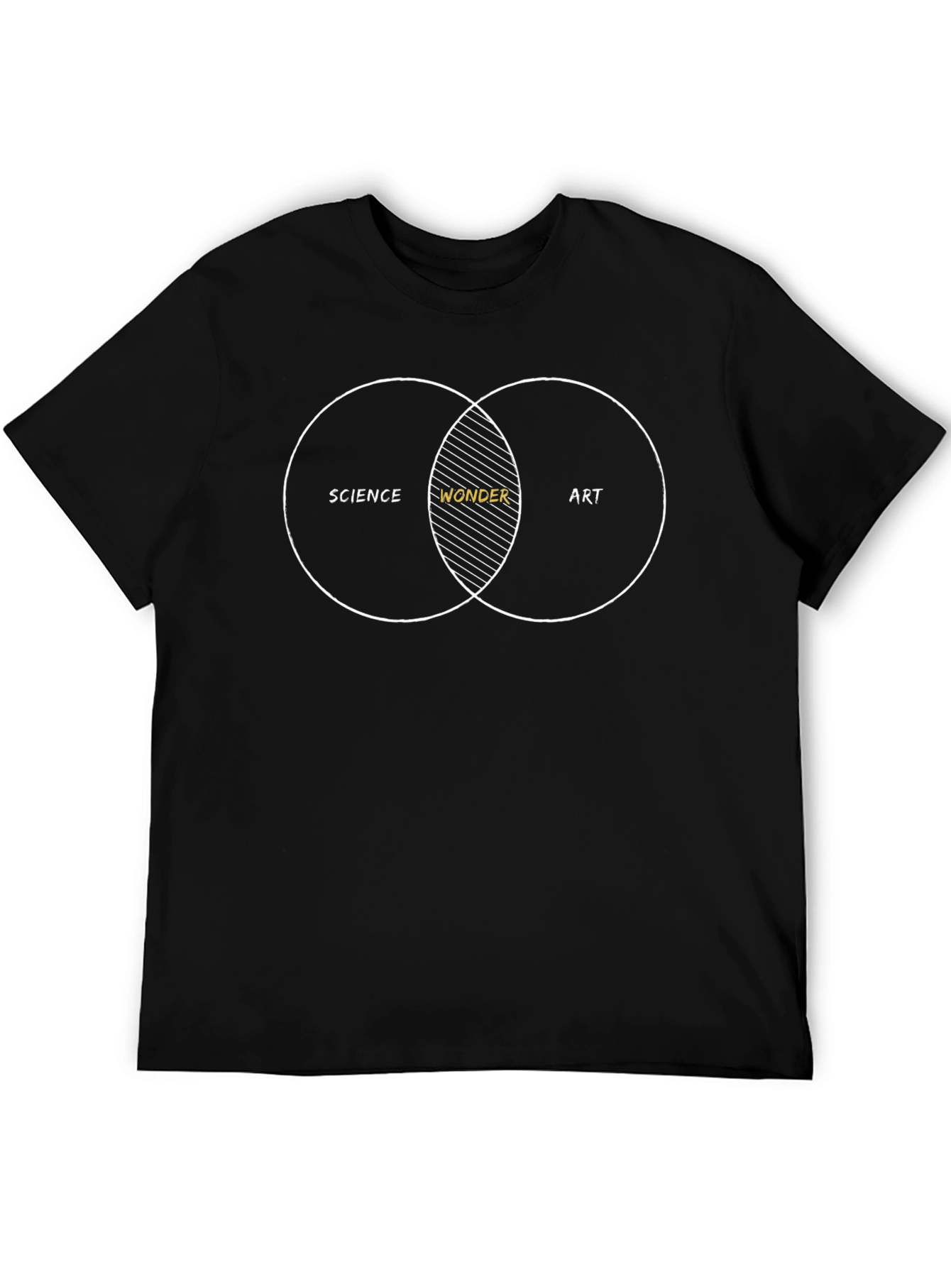 Science & Art Wonder Venn Diagram T-Shirt