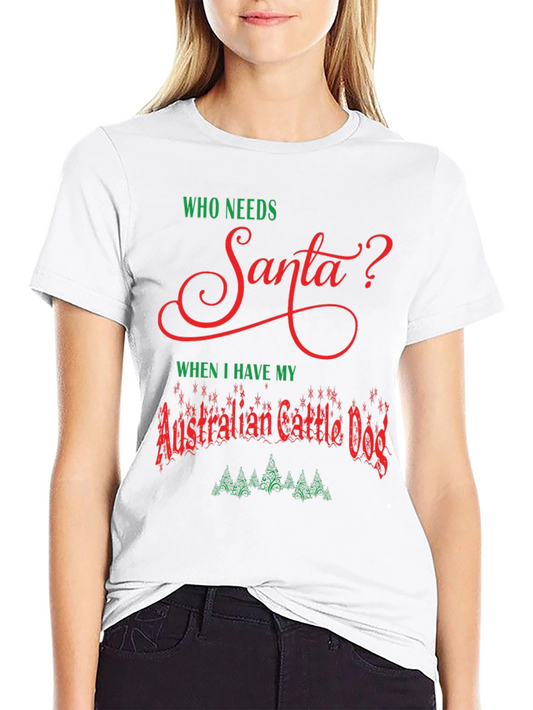 Funny Santa Dog T-Shirt