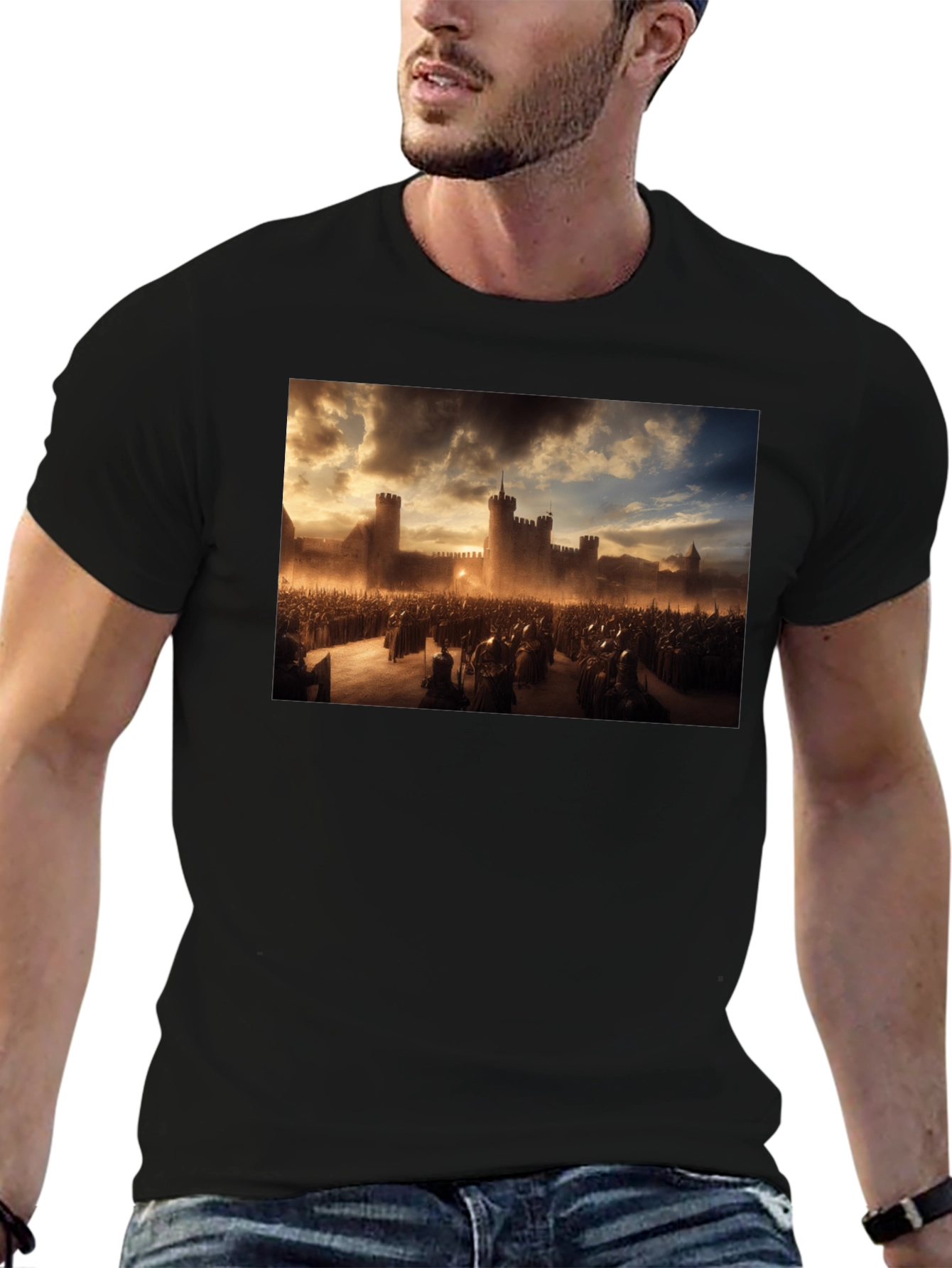 Medieval Castle Army Graphic Tee