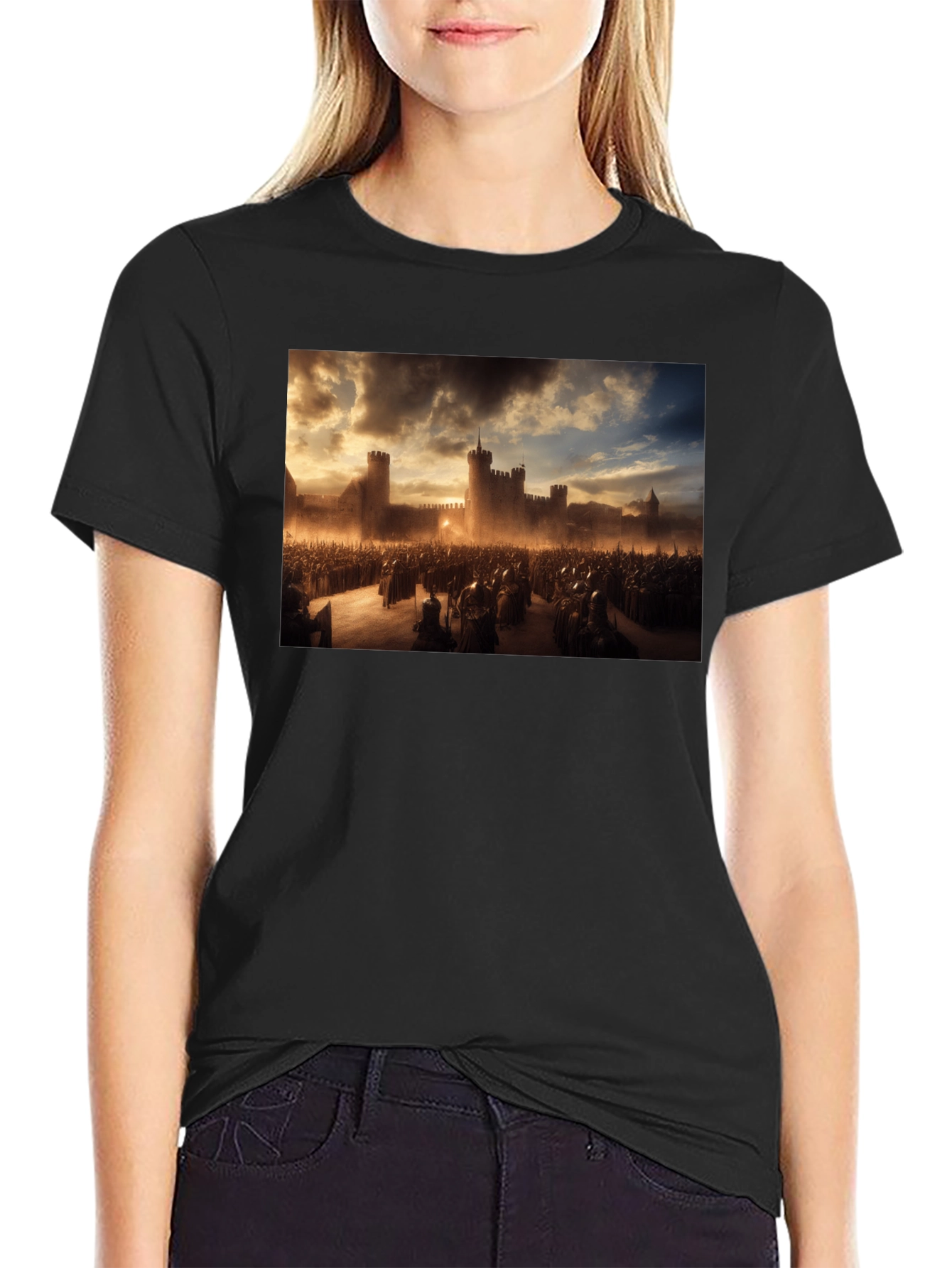 Medieval Castle Army Graphic Tee