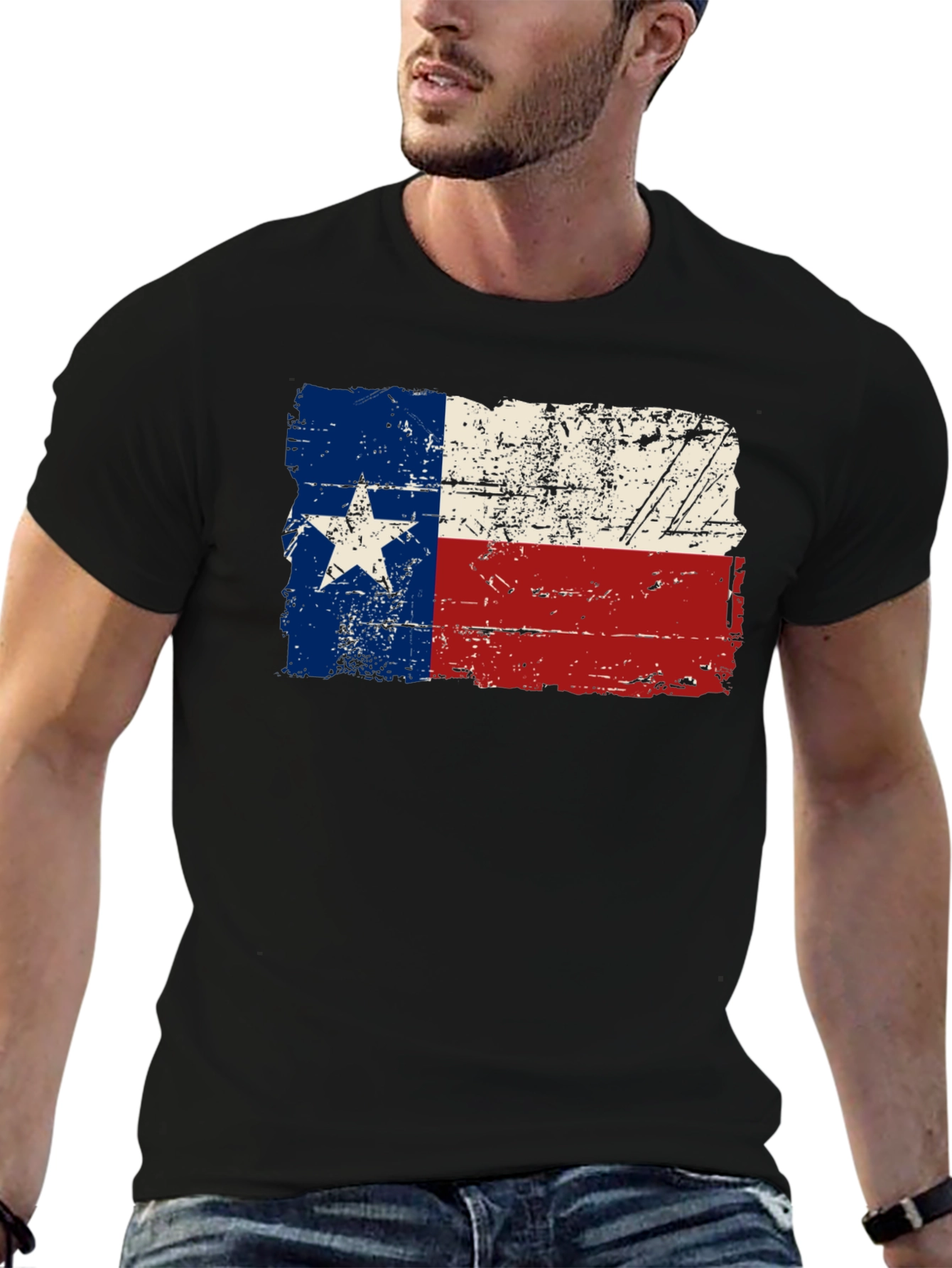 Texas Flag T-Shirt - Distressed Lone Star State Pride
