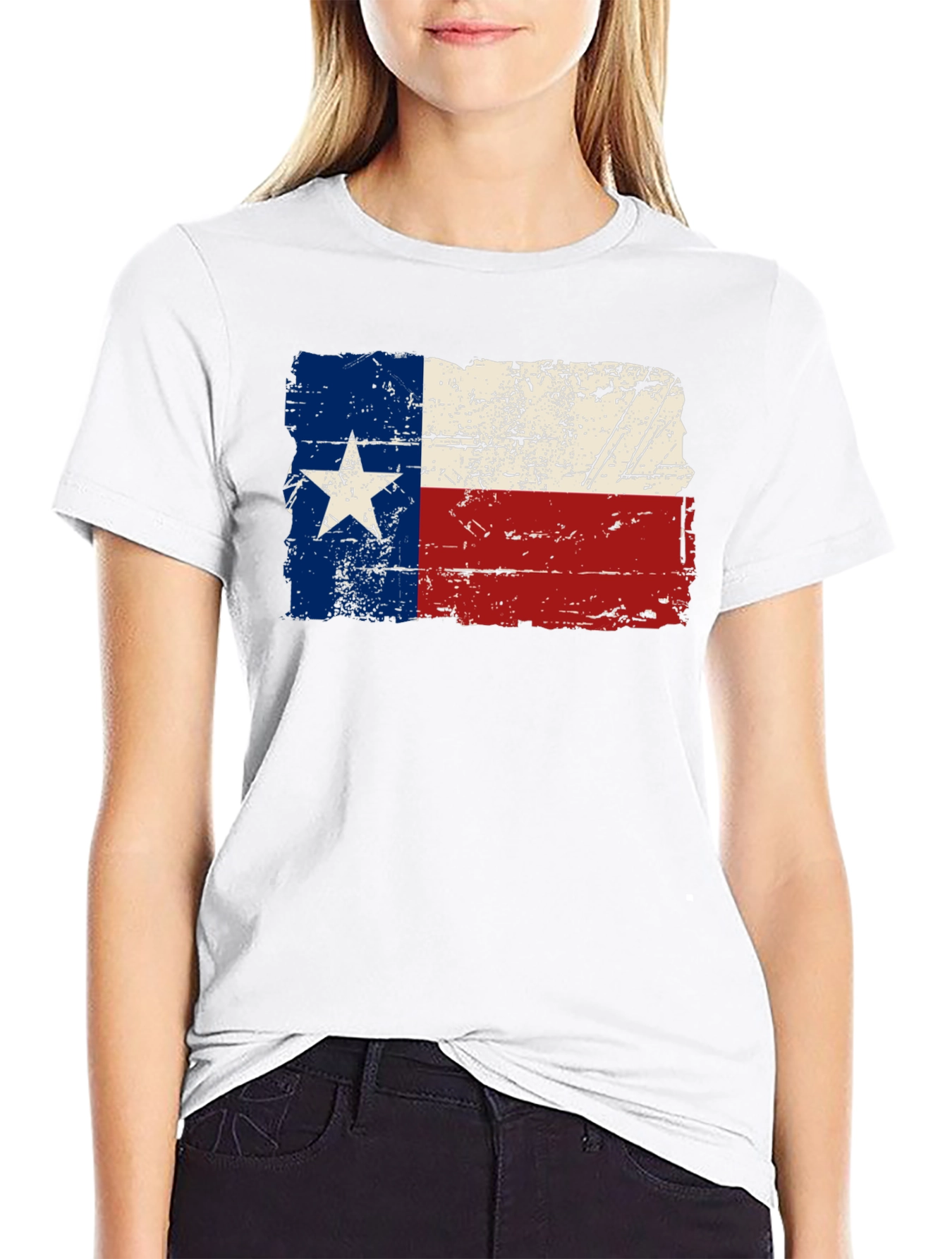 Texas Flag T-Shirt - Distressed Lone Star State Pride
