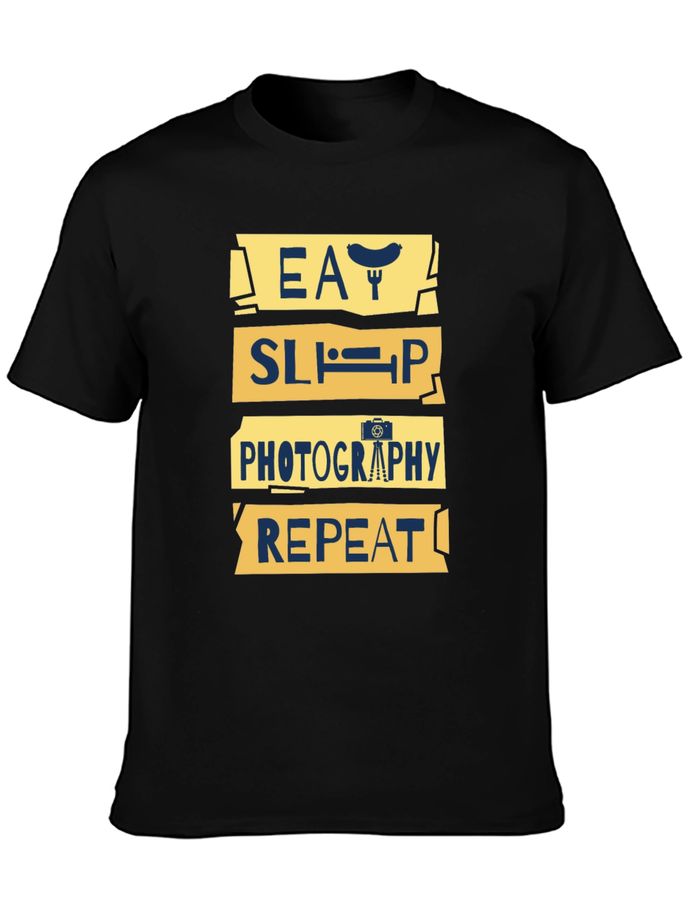 Eat Sleep Photography Repeat Graphic Tee