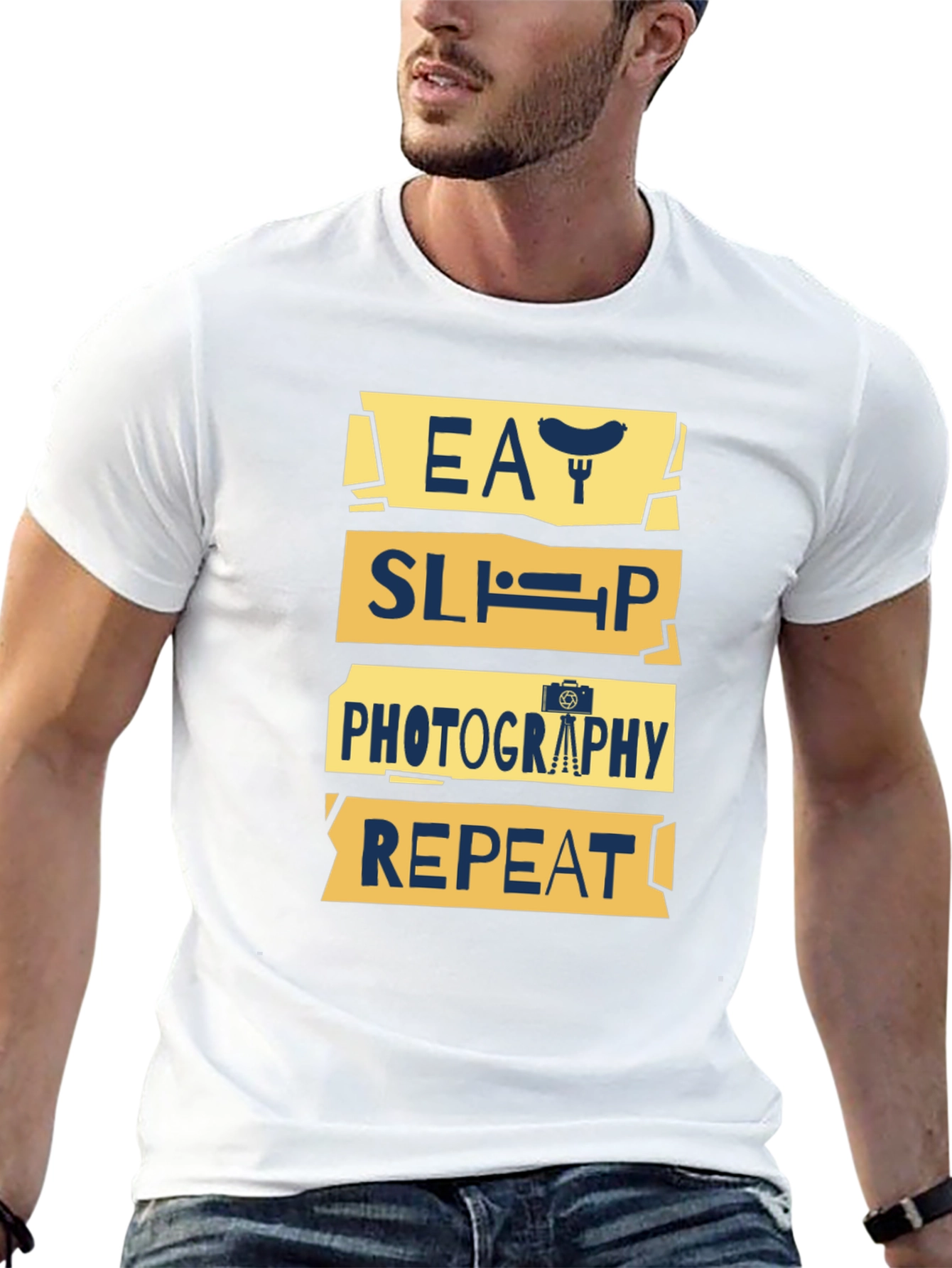 Eat Sleep Photography Repeat Graphic Tee