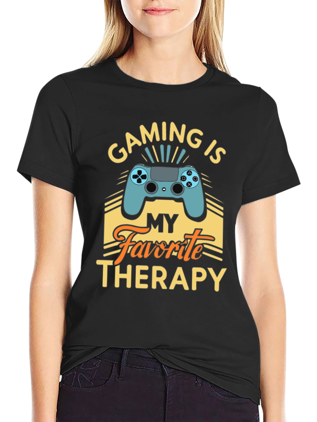 Gaming is My Favorite Therapy T-Shirt