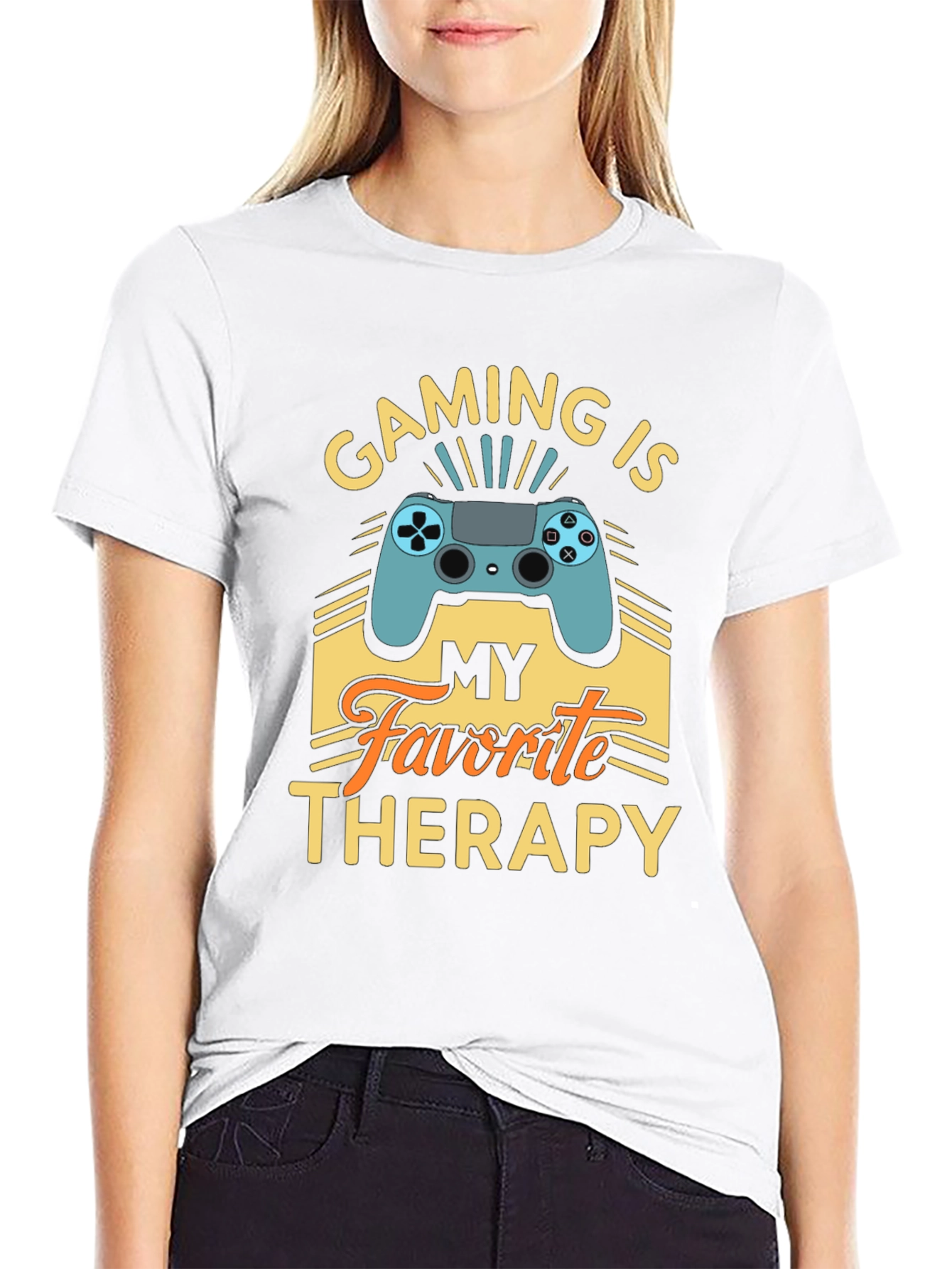 Gaming is My Favorite Therapy T-Shirt