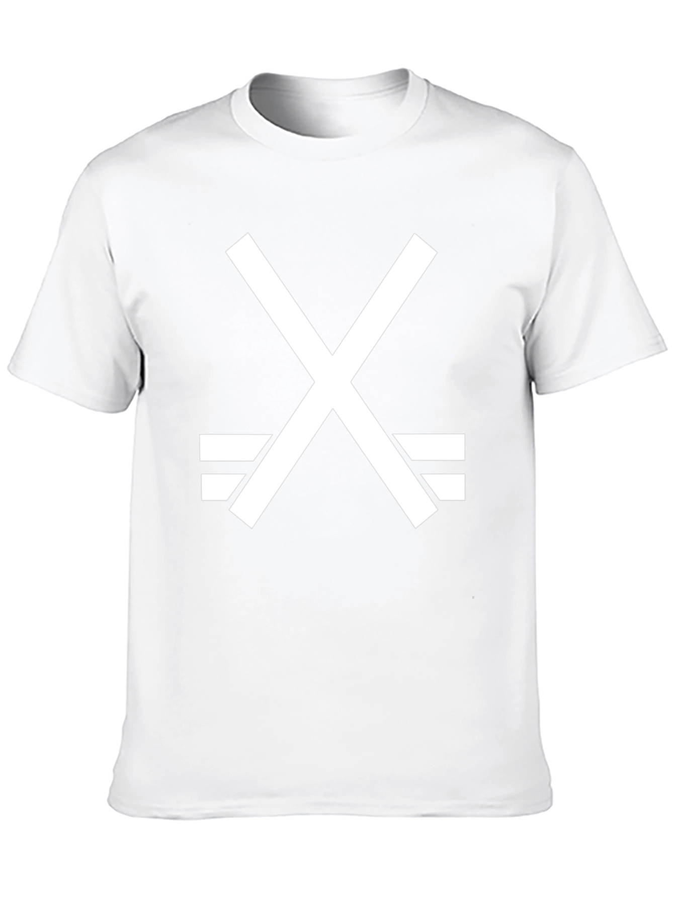 Graphic Tee: Crossed Sticks Symbol - Black