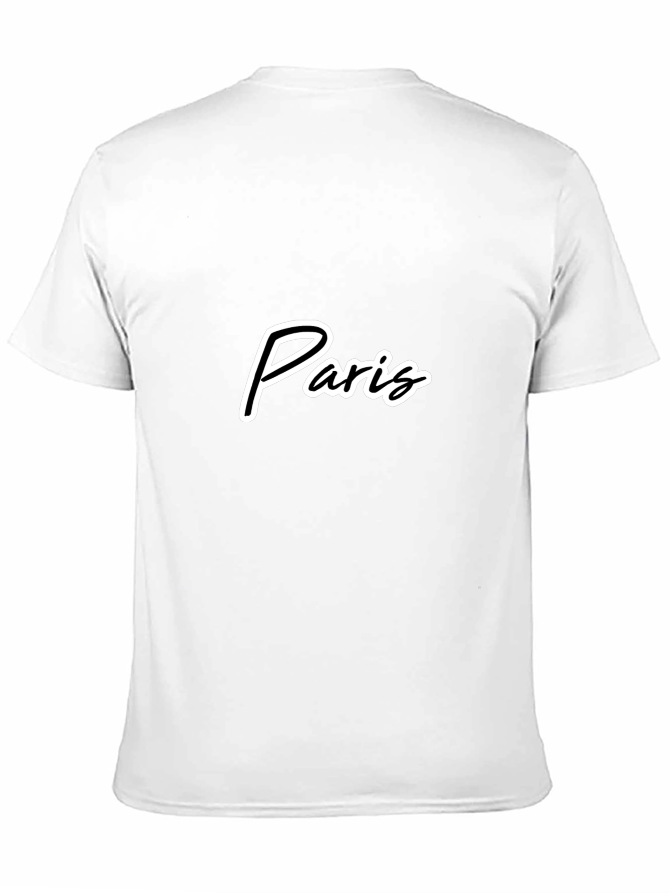 Paris Graphic Black T-Shirt Casual Wear