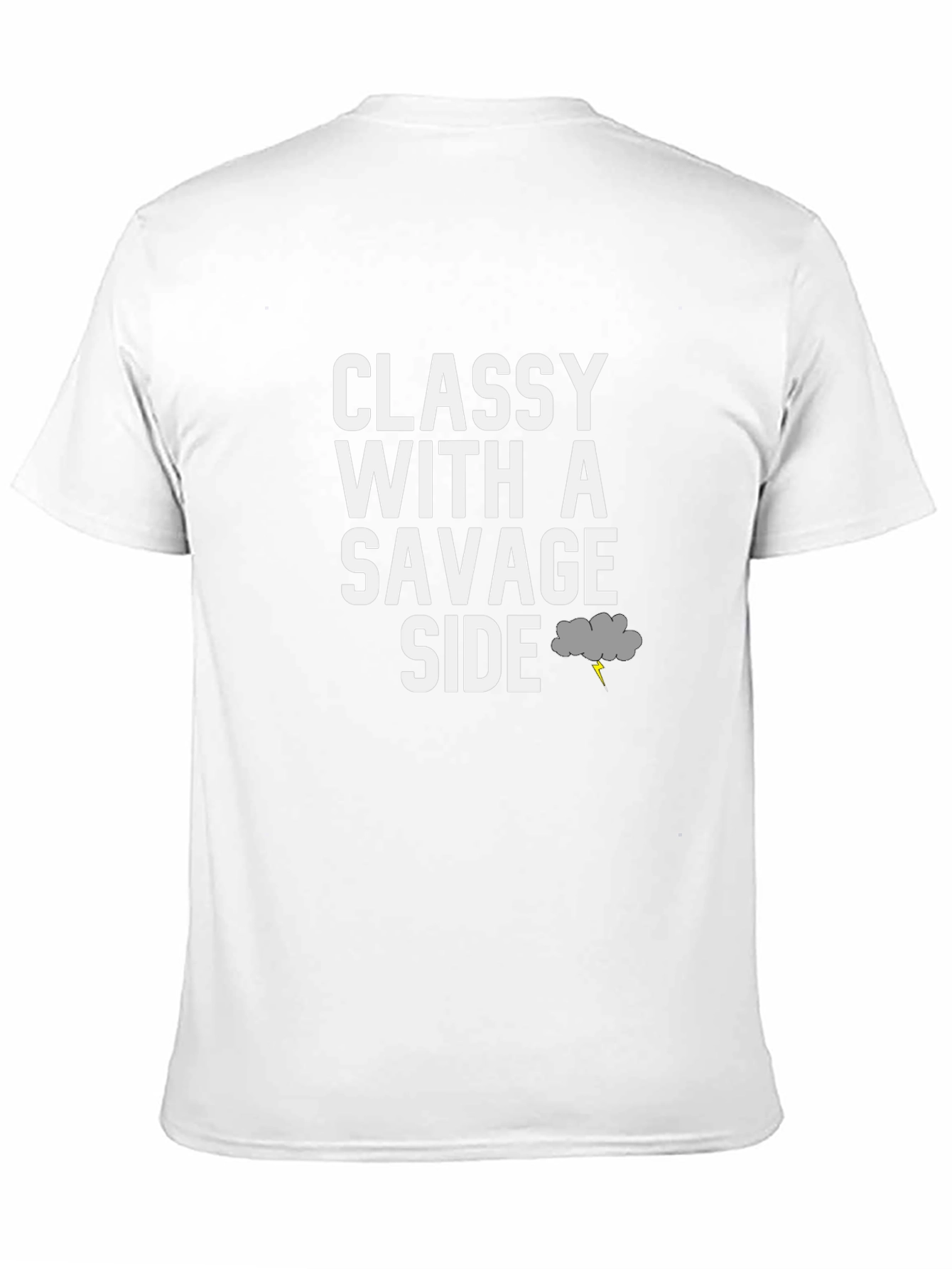 Classy with a Savage Side Black Graphic Tee