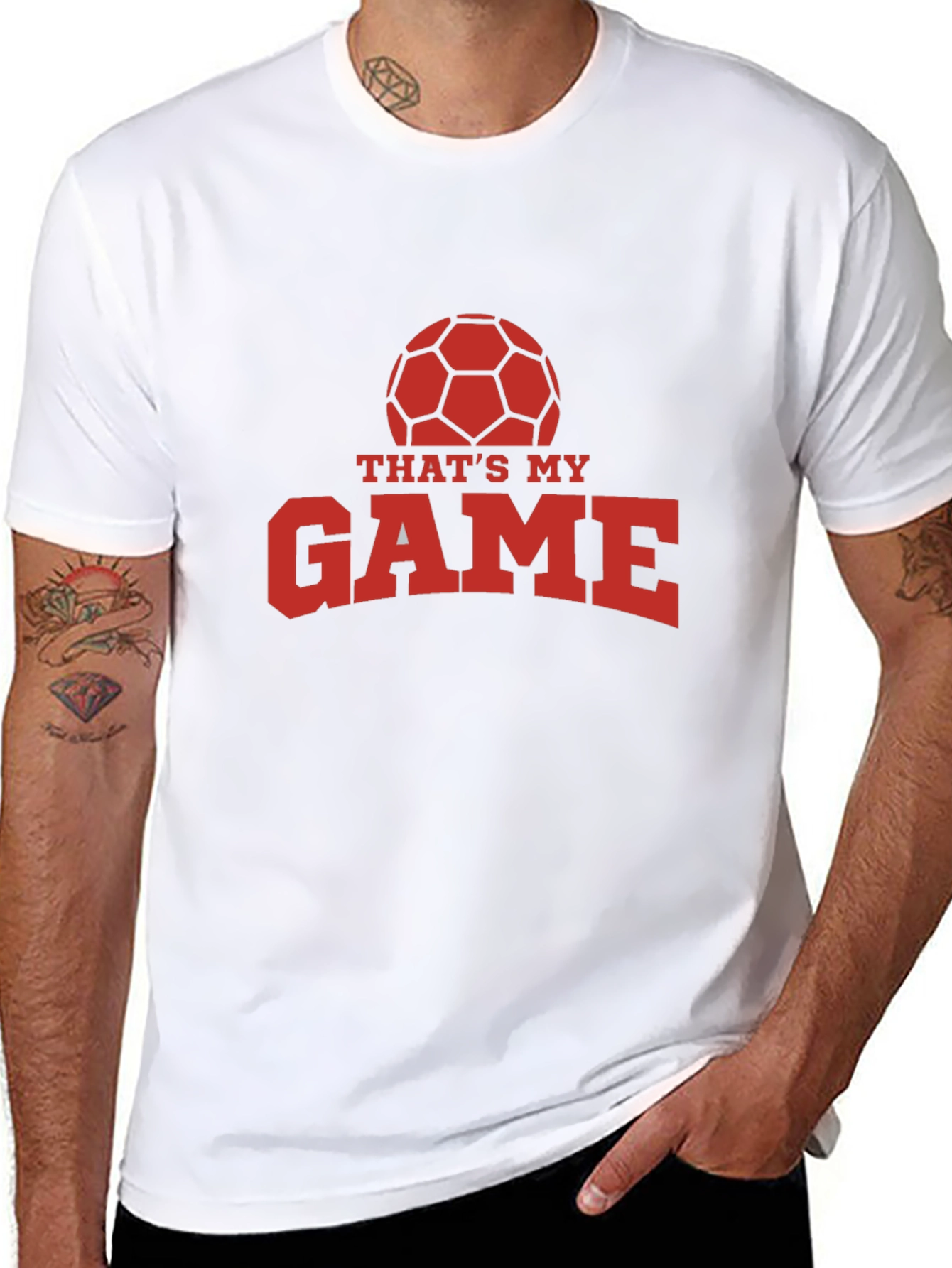 Thats My Game Soccer Ball Graphic T-Shirt