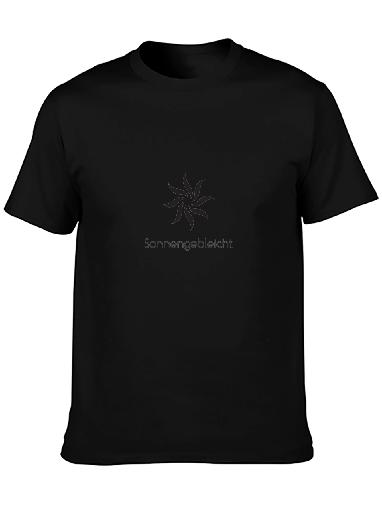 Mens Sonnengebleicht Black Graphic Tee