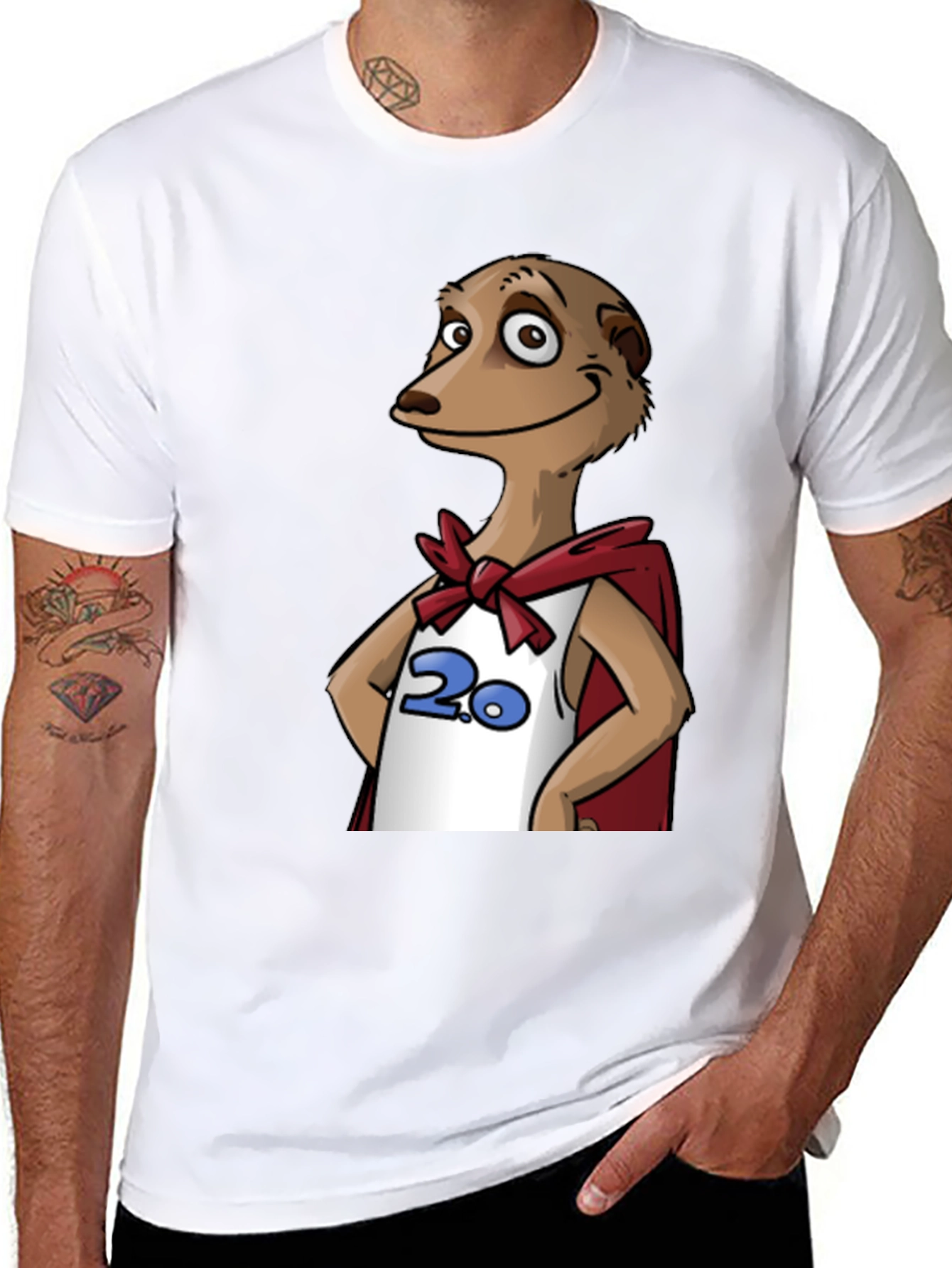 Meerkat Superhero T-Shirt