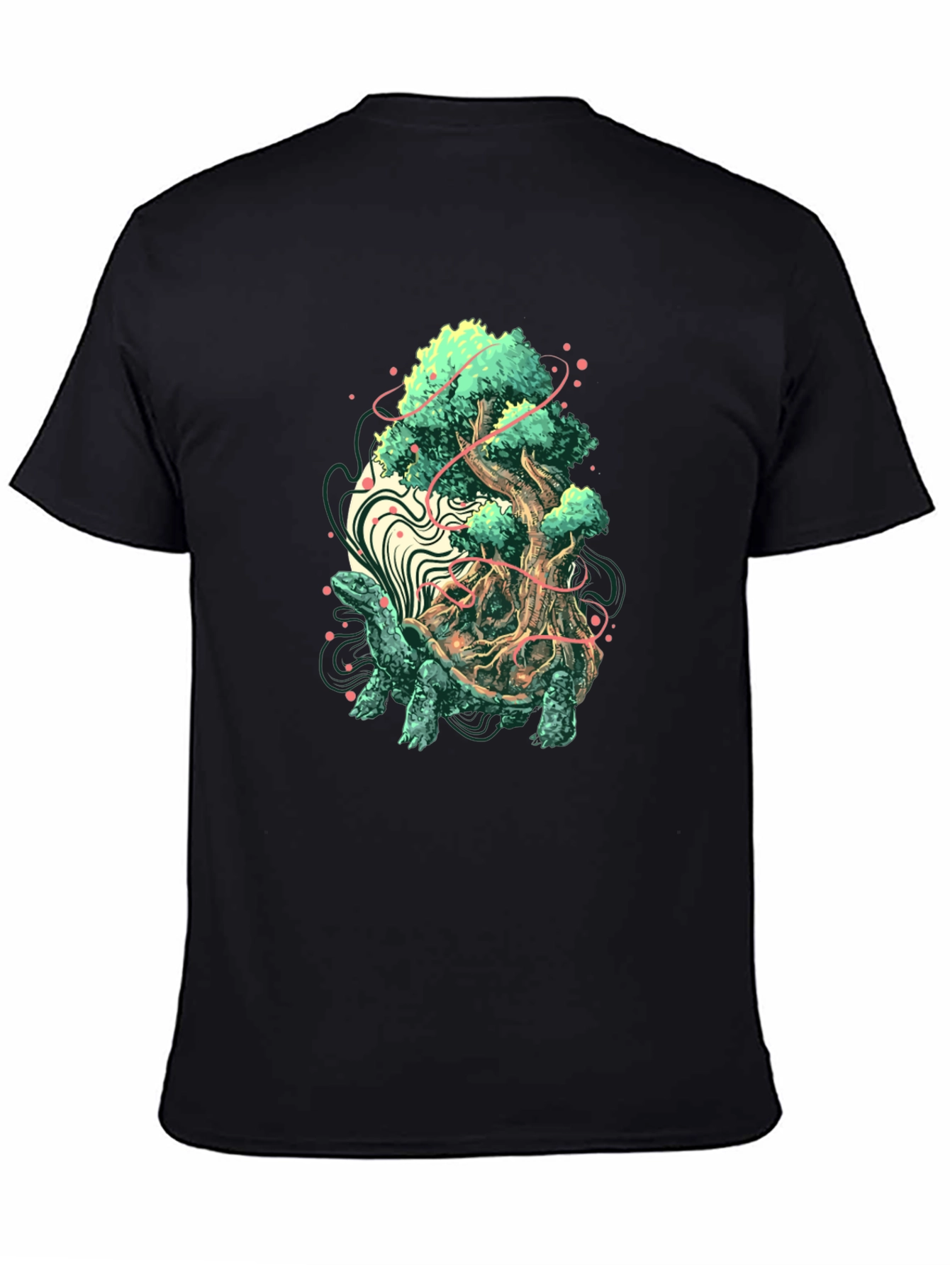 Turtle Tree Graphic T-Shirt - Unique Nature Design