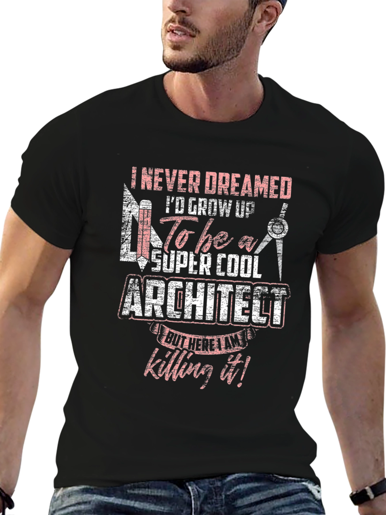 Super Cool Architect Graphic T-Shirt