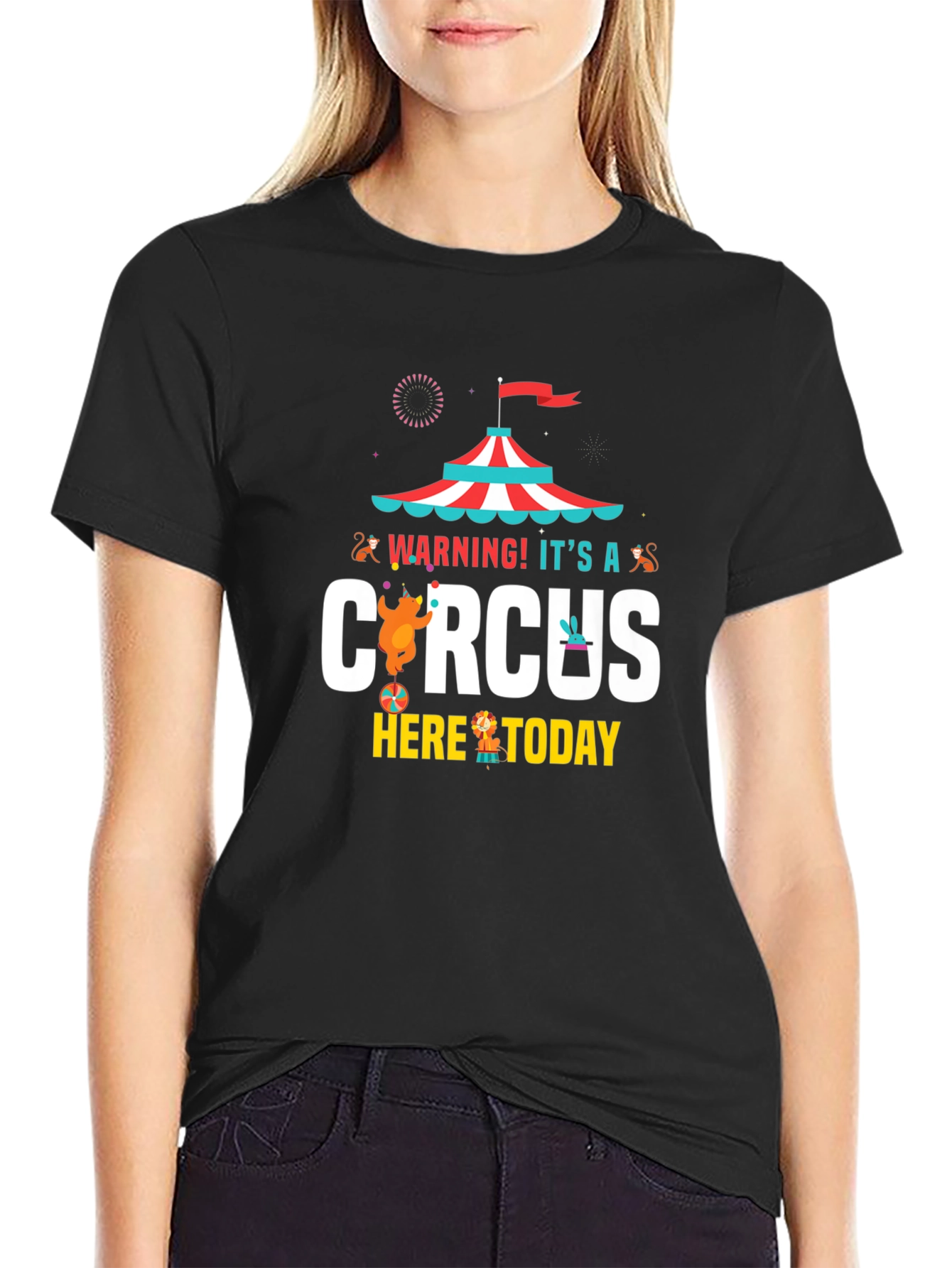 Circus Graphic Mens T-Shirt - Fun Design
