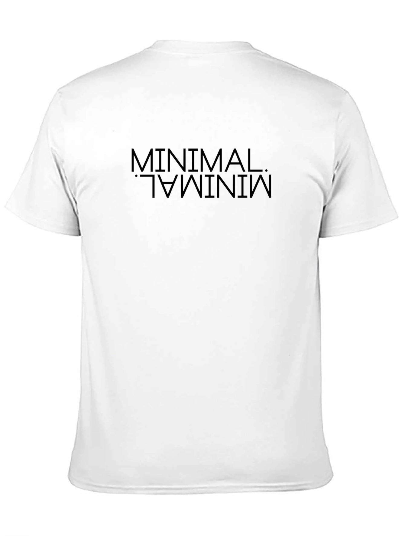 Minimalist Black T-Shirt - Mens Casual Wear