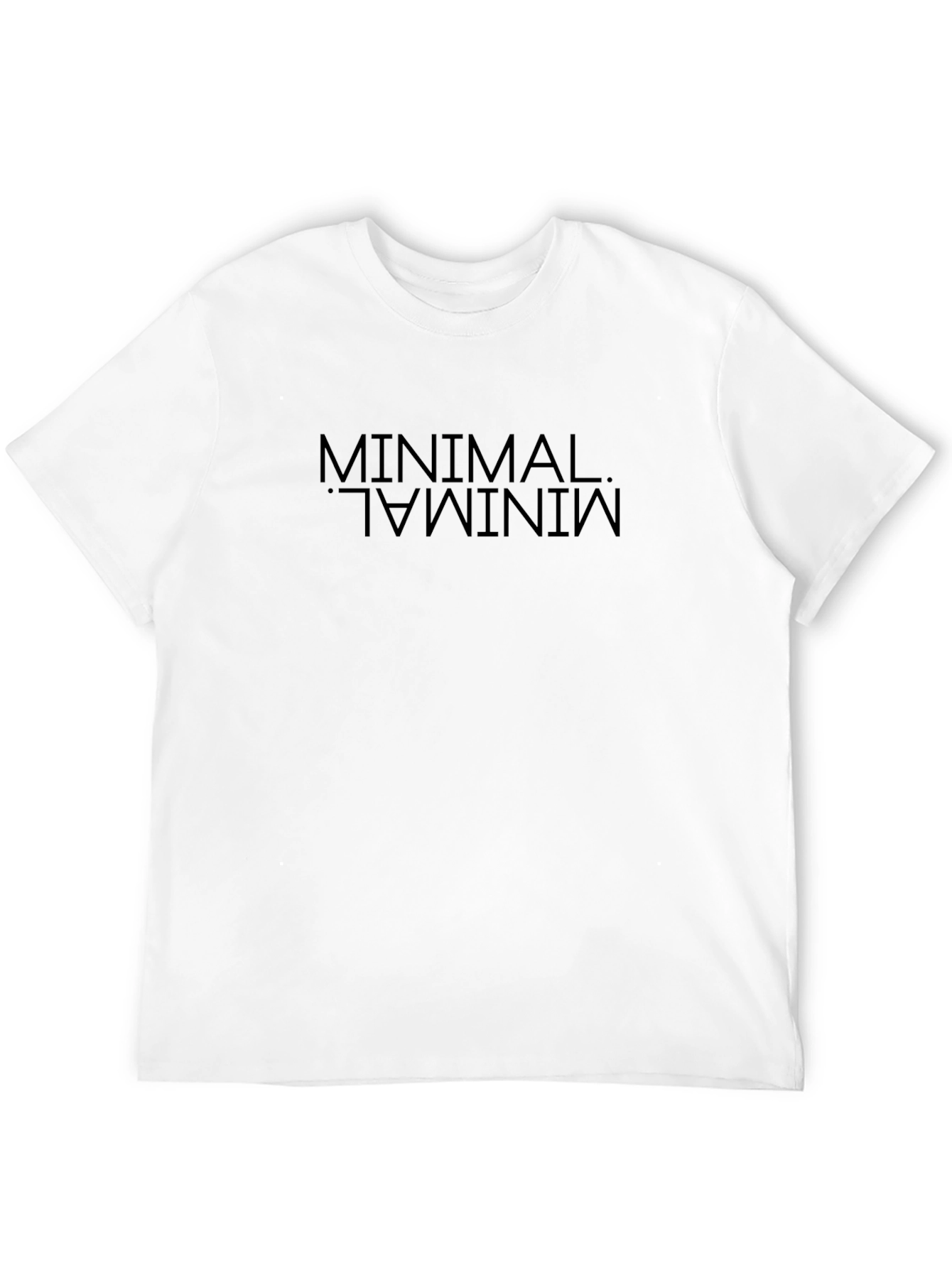 Minimalist Black T-Shirt - Mens Casual Wear