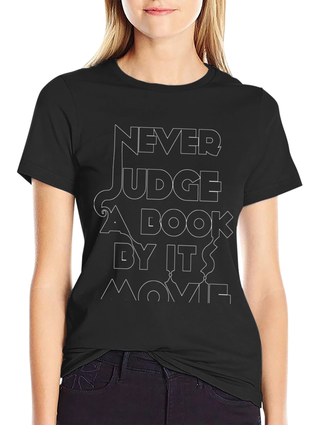 Never Judge a Book By Its Movie Graphic Tee