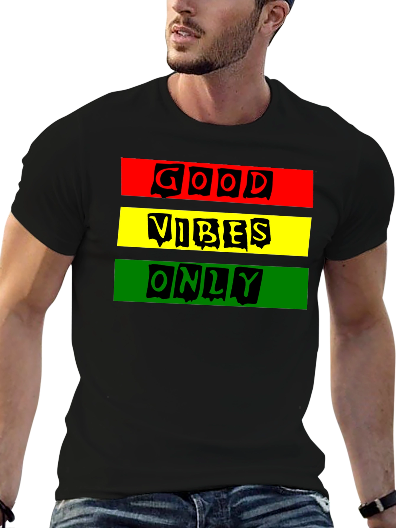Good Vibes Only Black T-Shirt