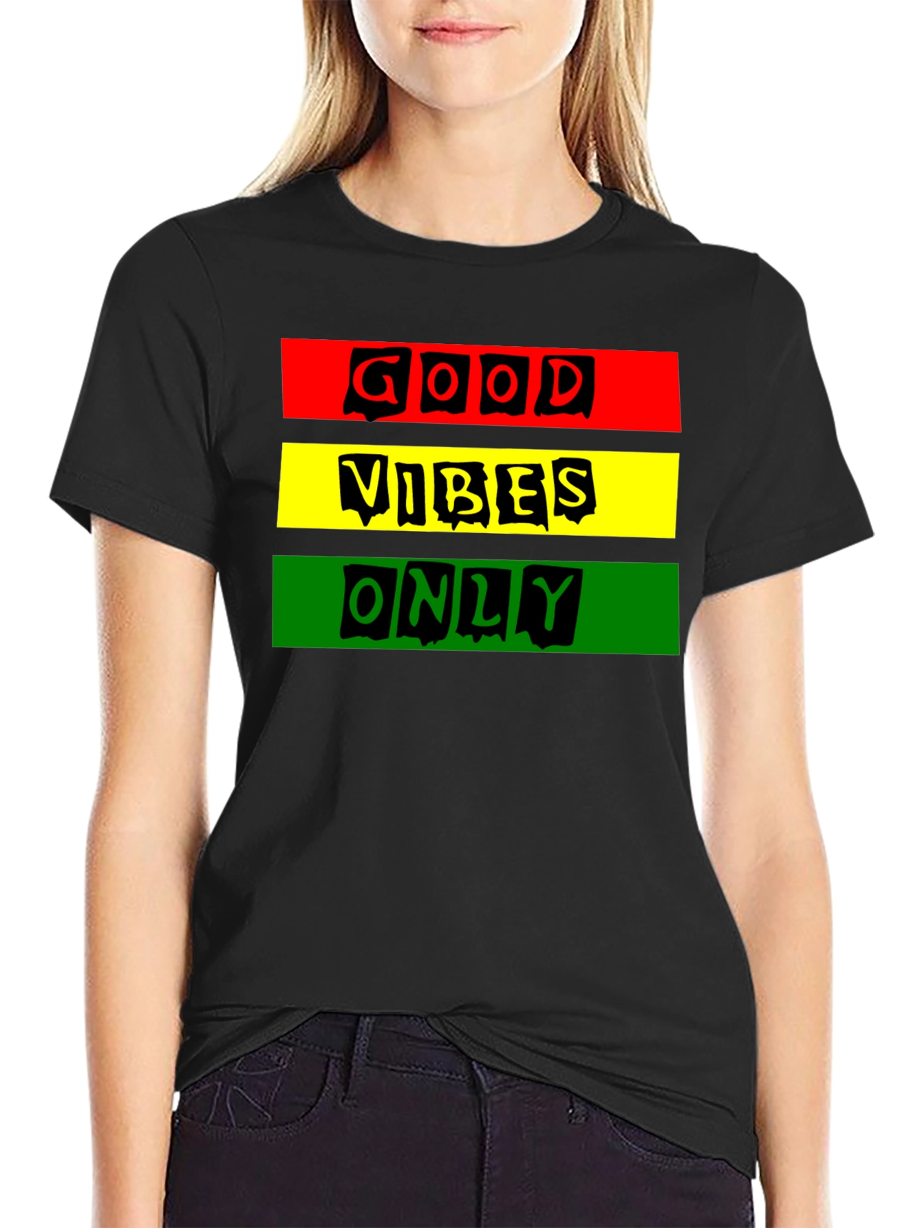 Good Vibes Only Black T-Shirt