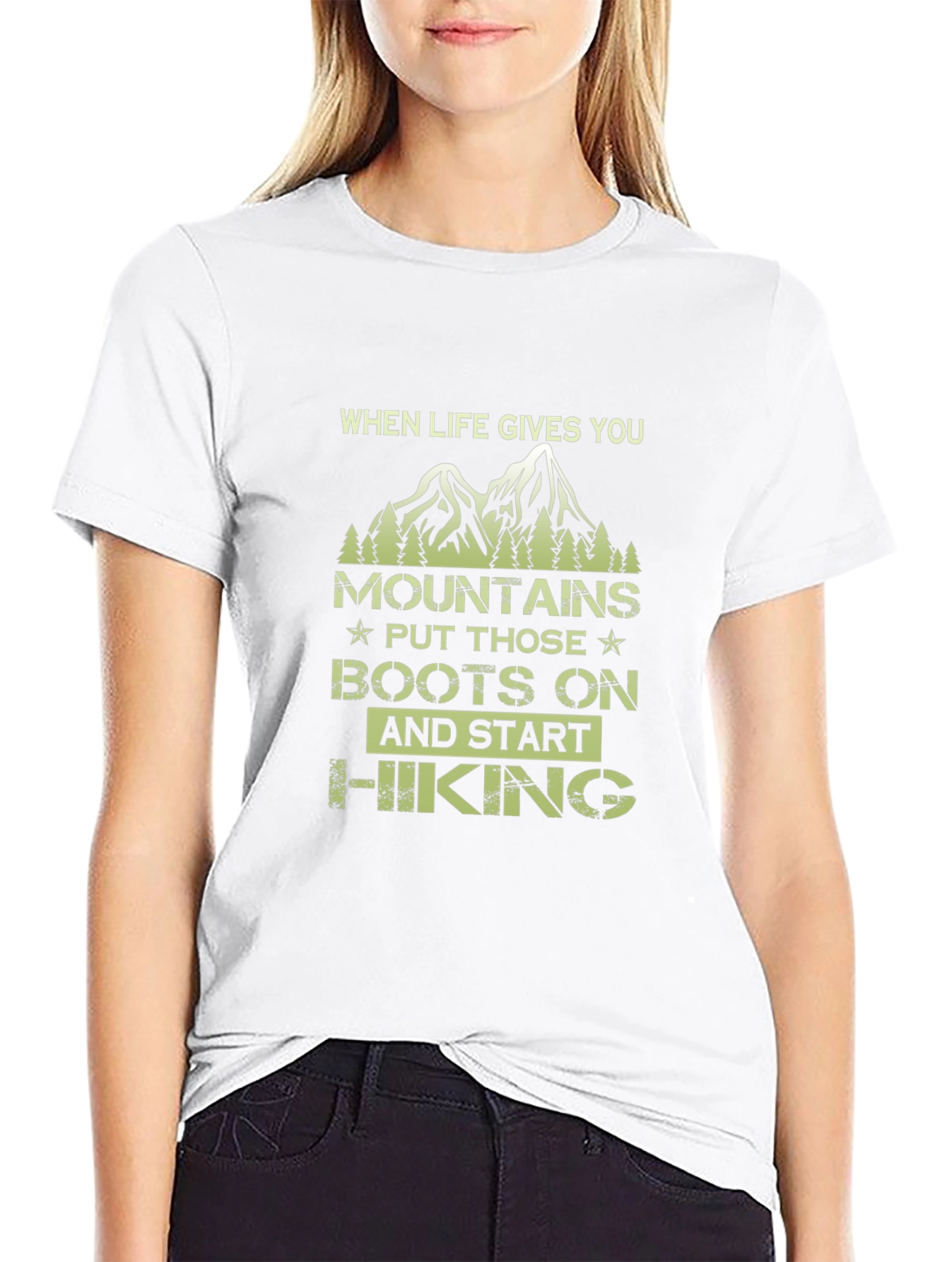 Mountain Hiking T-Shirt - When Life Gives You Mountains