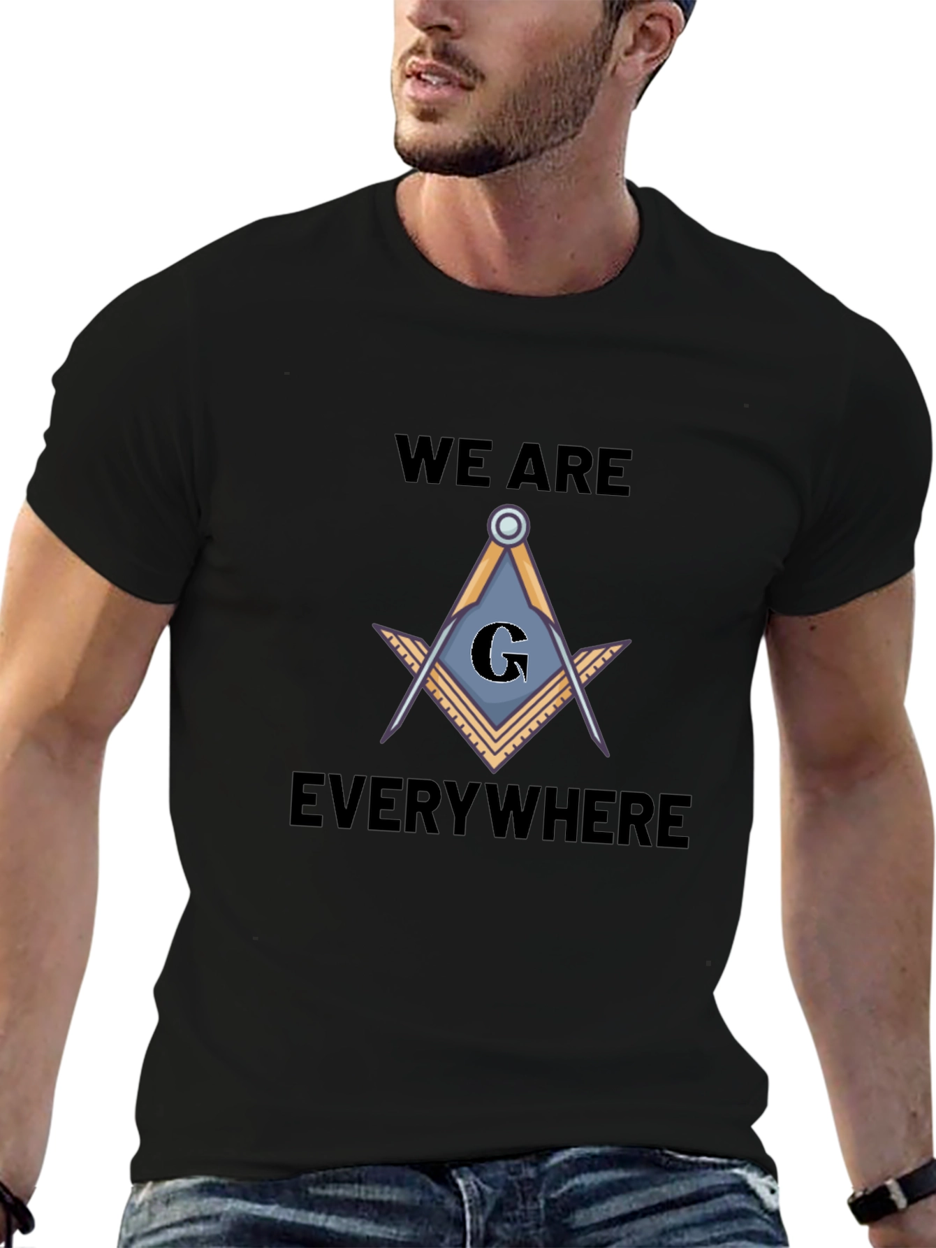 Masonic Square and Compasses T-Shirt - We Are Everywhere