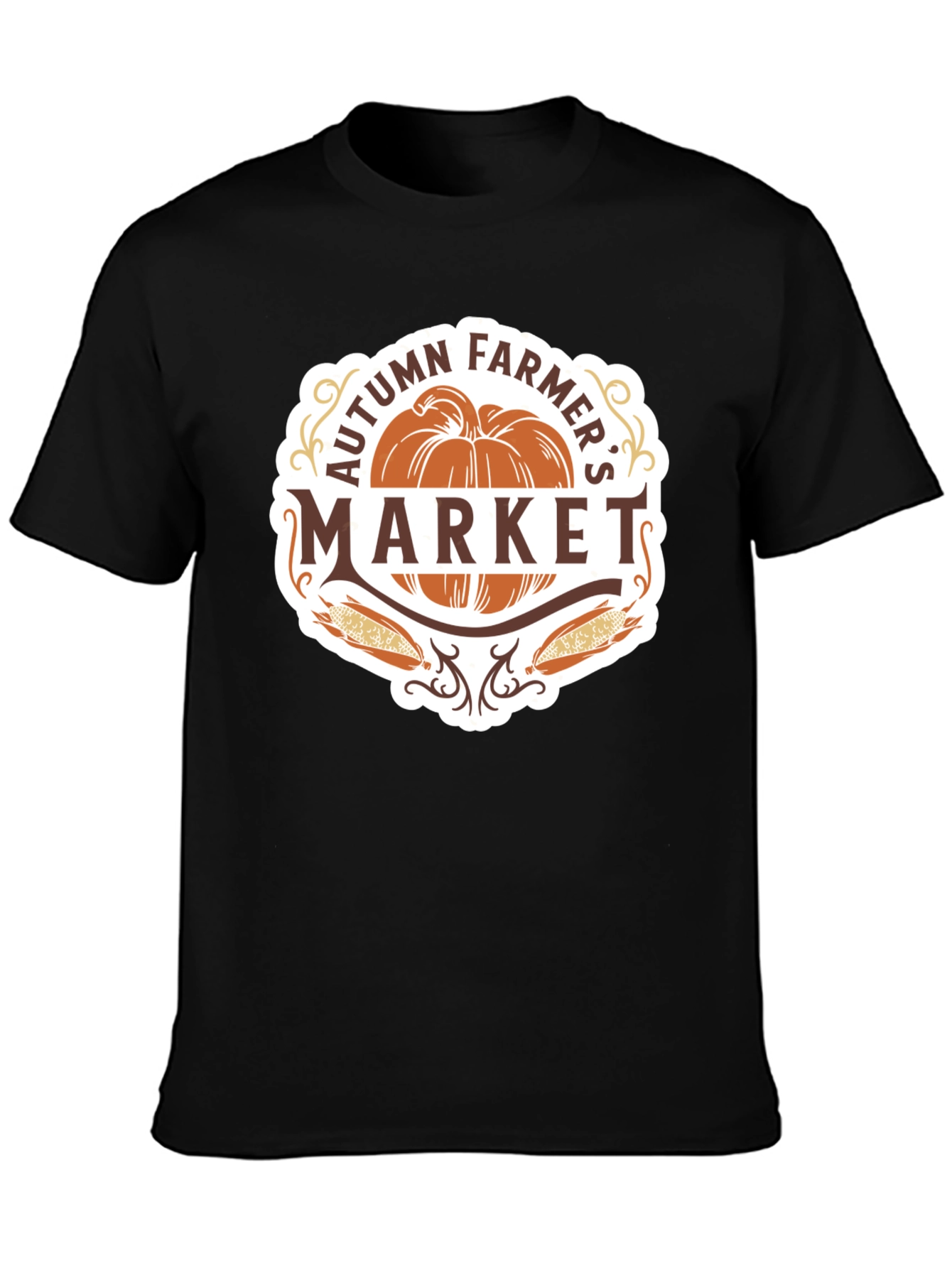 Autumn Farmers Market Graphic T-Shirt