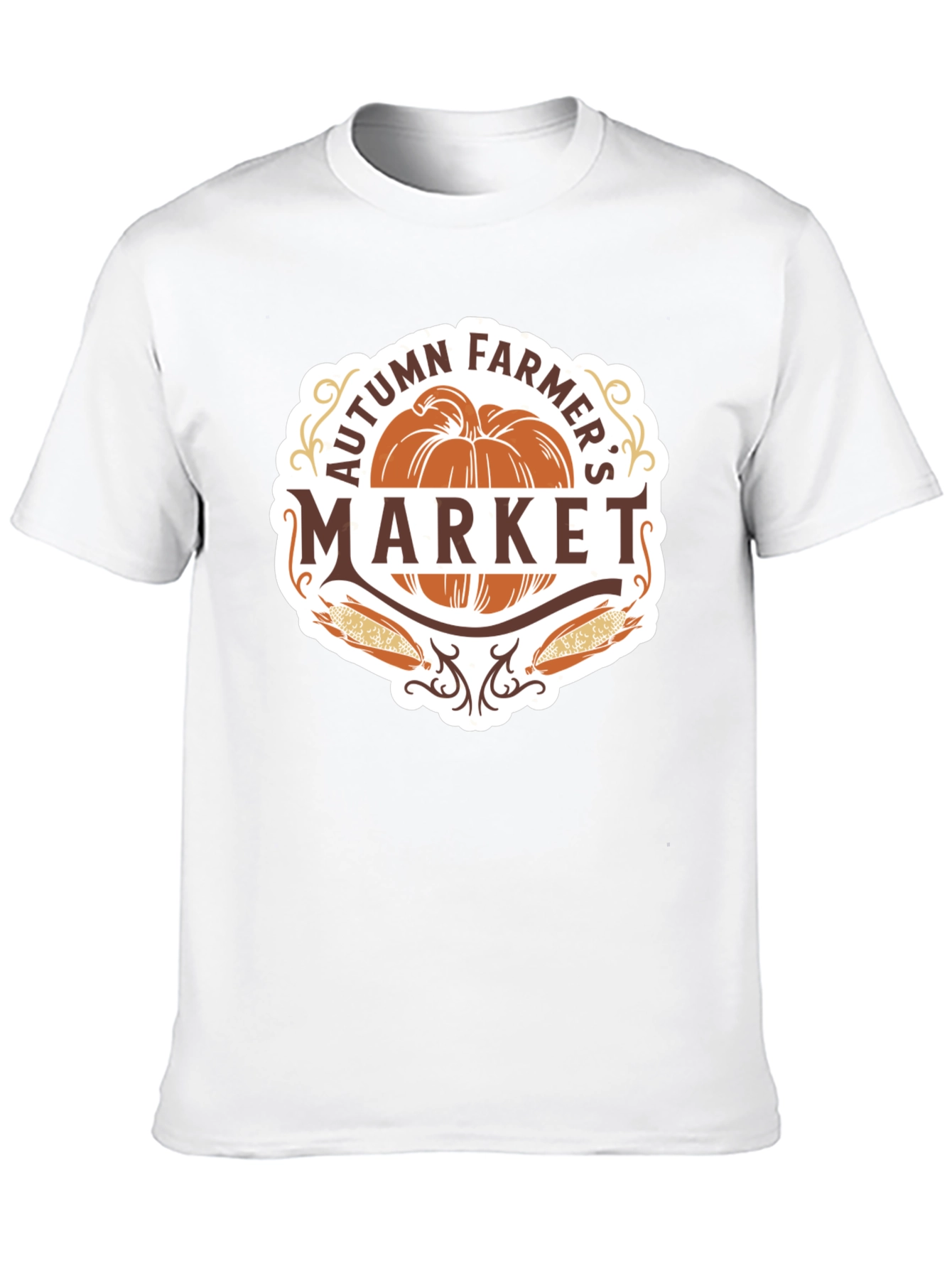 Autumn Farmers Market Graphic T-Shirt