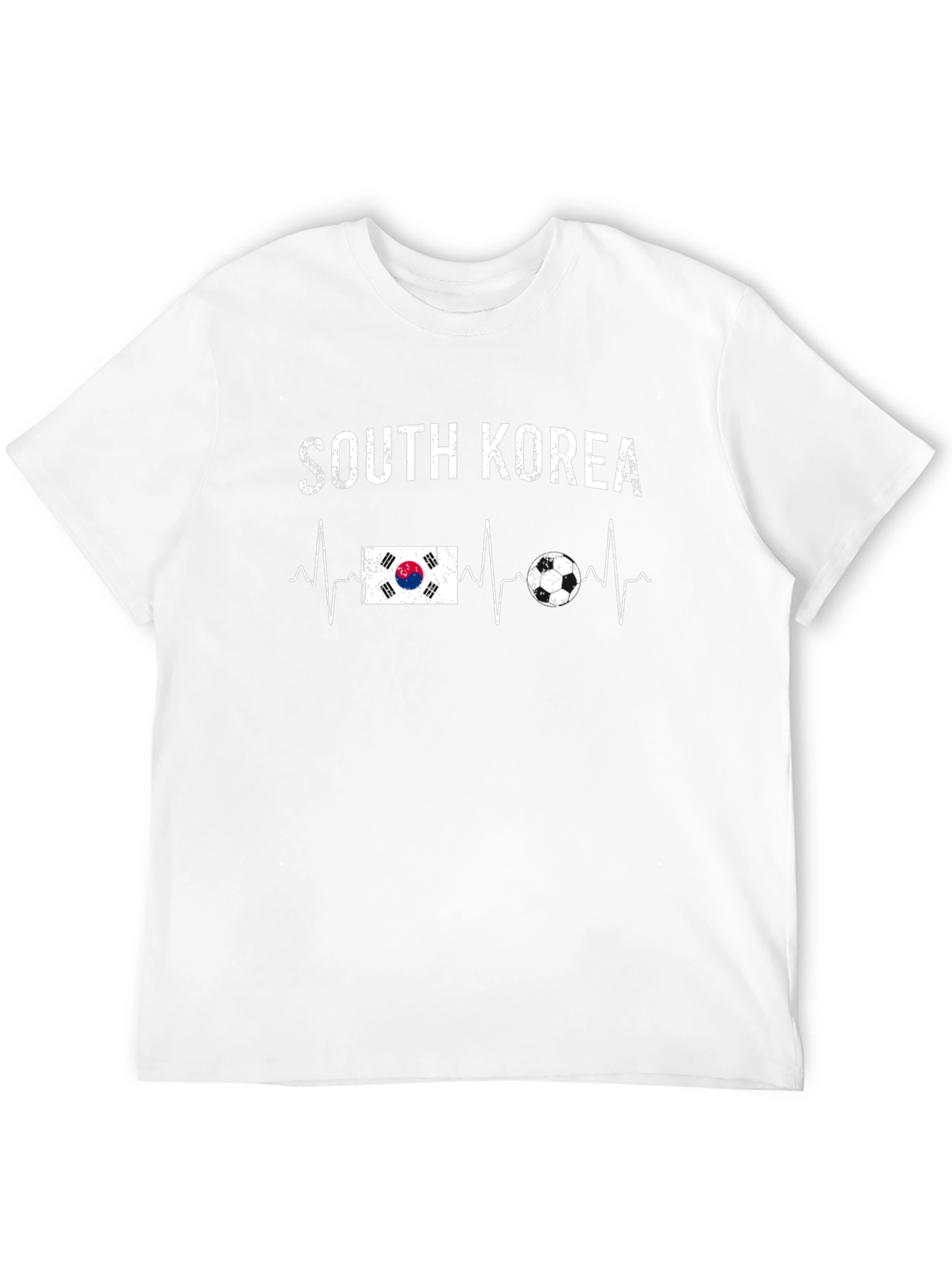 South Korea Soccer Heartbeat T-Shirt