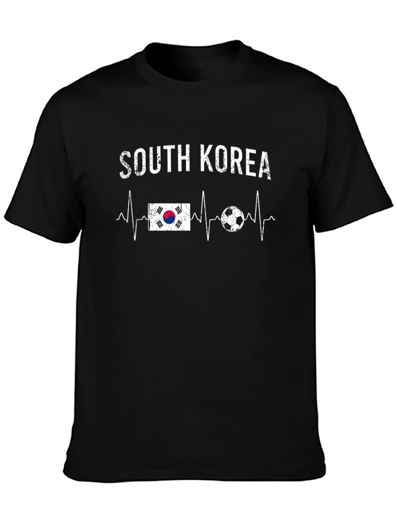 South Korea Soccer Heartbeat T-Shirt