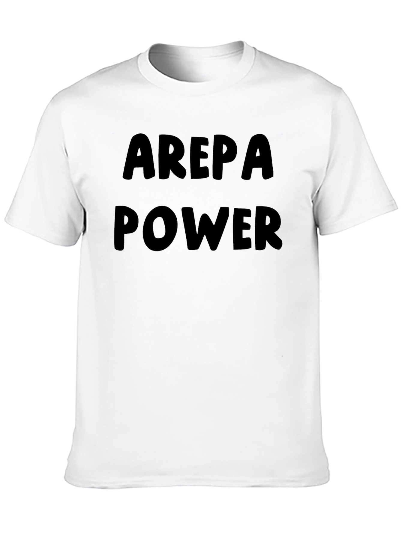 Arepa Power T-Shirt - Black Cotton Blend