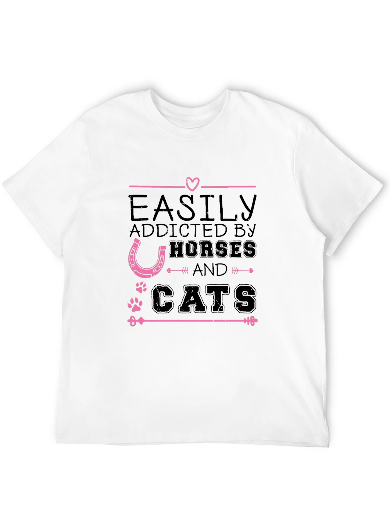Easily Addicted Horses and Cats Tee